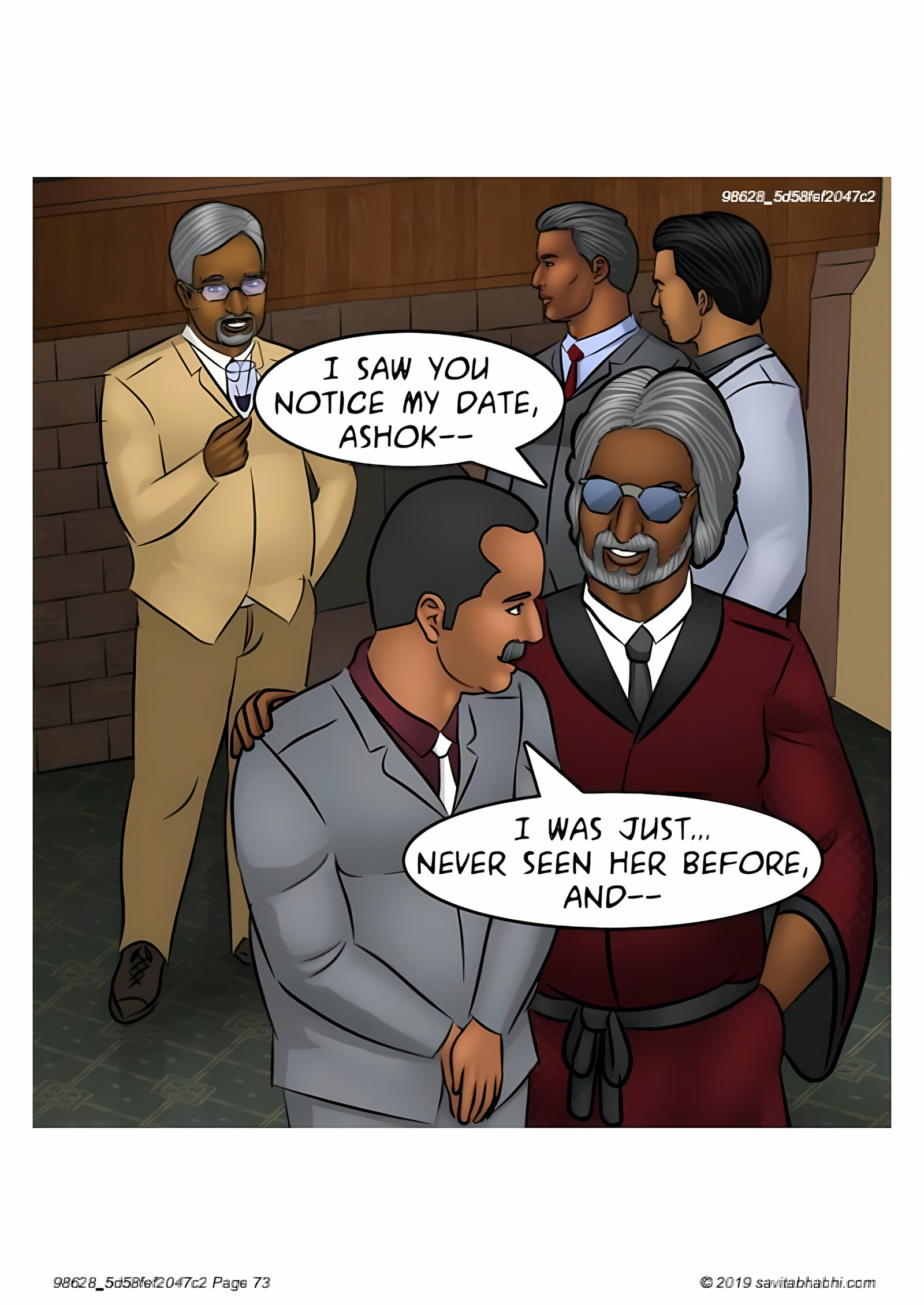 Savita Bhabhi 101-110 [Kirtu], Savita Bhabhi 103 - Breaking into the Boys Club, page 73 of 136
