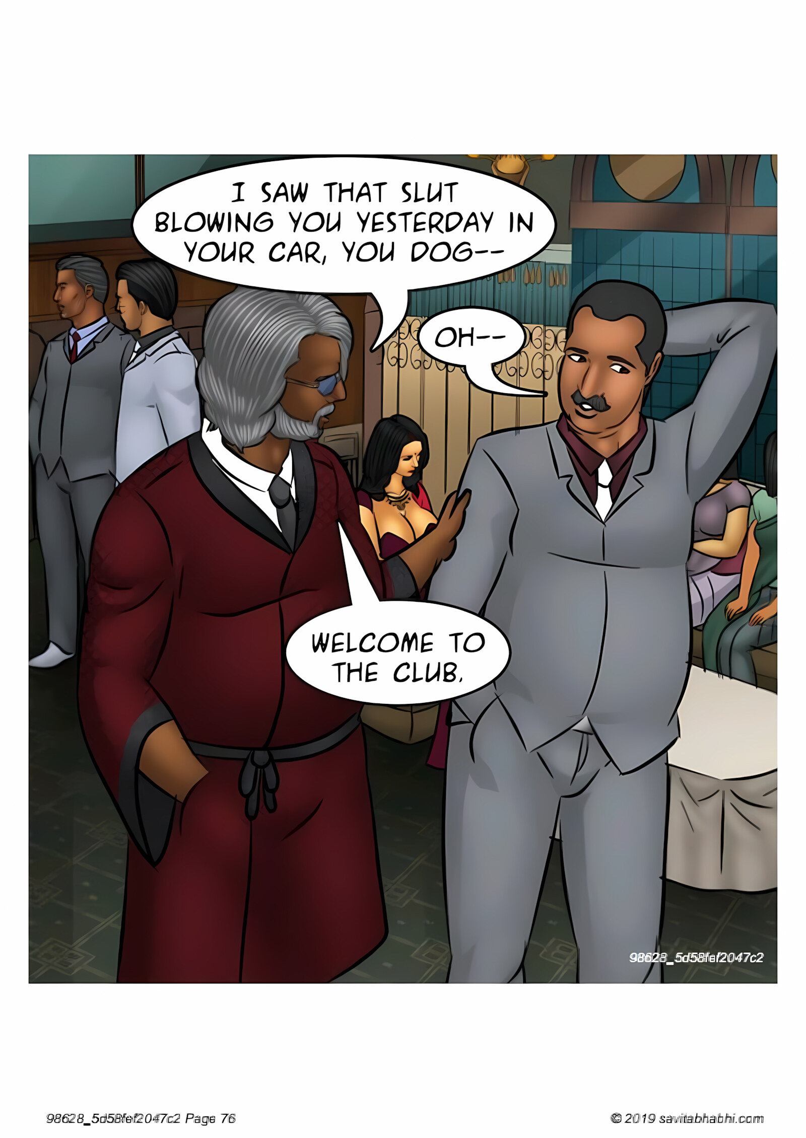 Savita Bhabhi 101-110 [Kirtu], Savita Bhabhi 103 - Breaking into the Boys Club, page 76 of 136