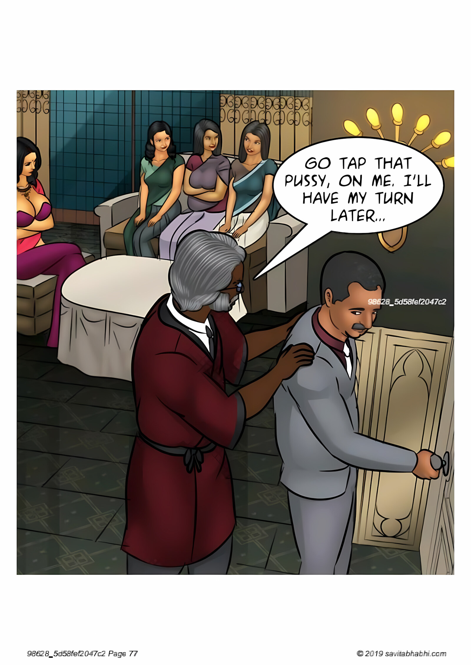 Savita Bhabhi 101-110 [Kirtu], Savita Bhabhi 103 - Breaking into the Boys Club, page 77 of 136