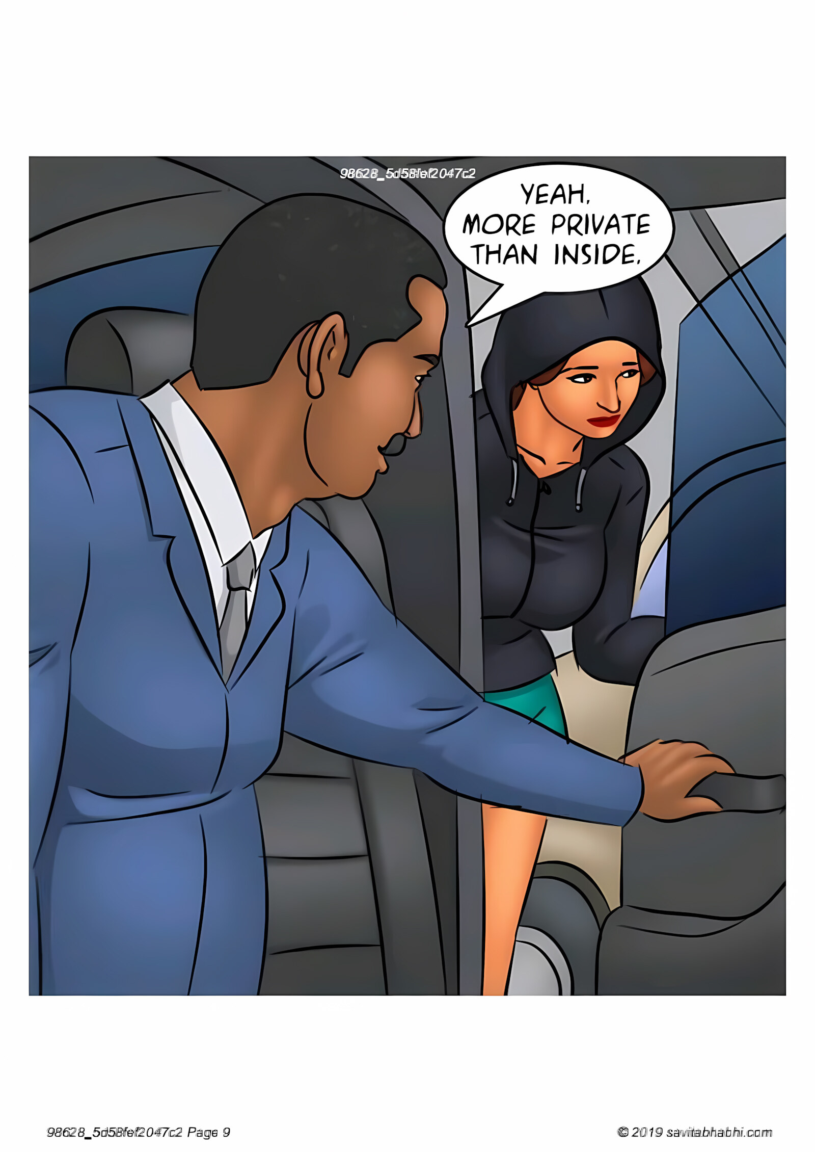 Savita Bhabhi 101-110 [Kirtu], Savita Bhabhi 103 - Breaking into the Boys Club, page 9 of 136