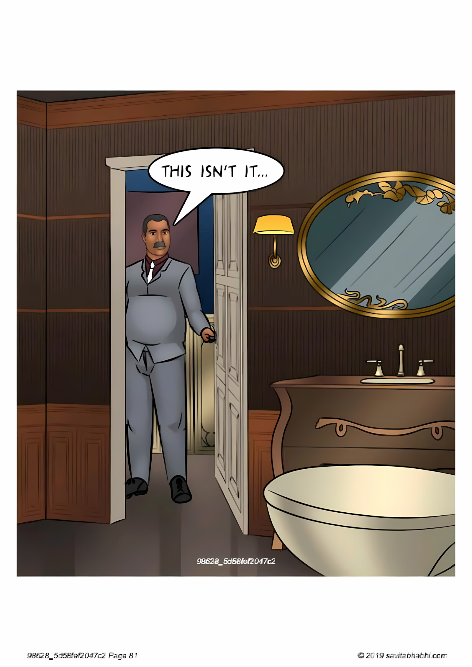 Savita Bhabhi 101-110 [Kirtu], Savita Bhabhi 103 - Breaking into the Boys Club, page 81 of 136