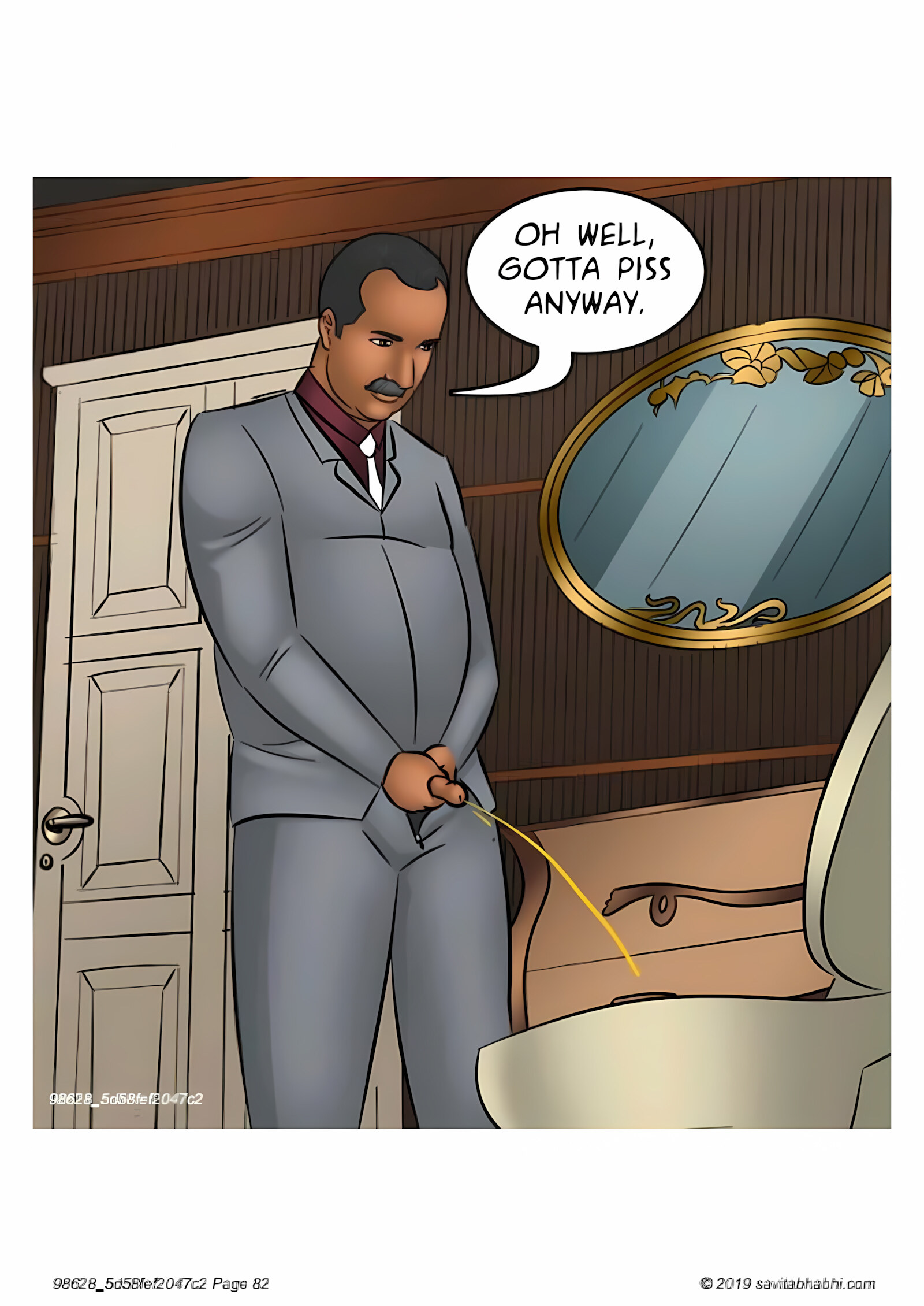 Savita Bhabhi 101-110 [Kirtu], Savita Bhabhi 103 - Breaking into the Boys Club, page 82 of 136