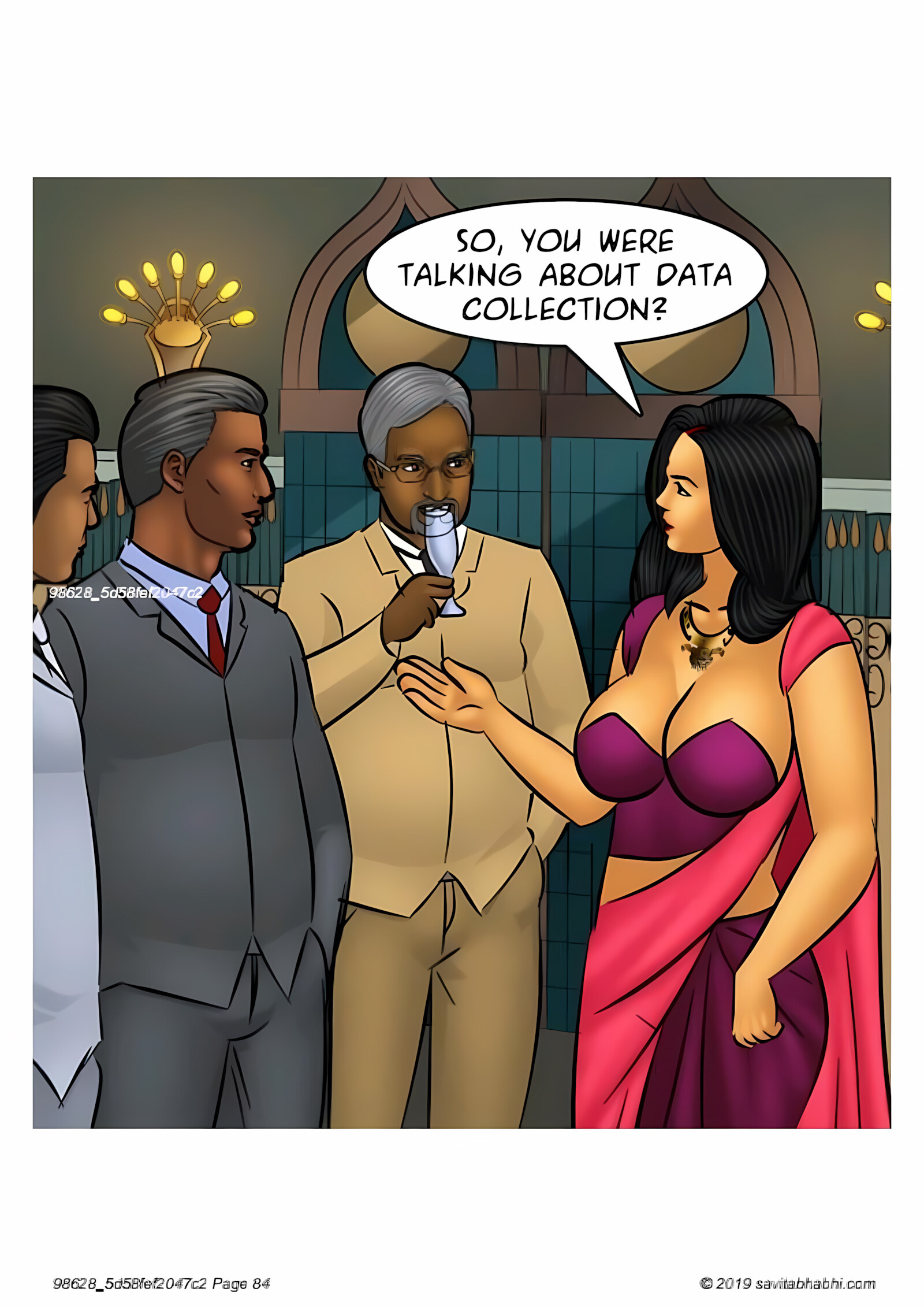 Savita Bhabhi 101-110 [Kirtu], Savita Bhabhi 103 - Breaking into the Boys Club, page 84 of 136