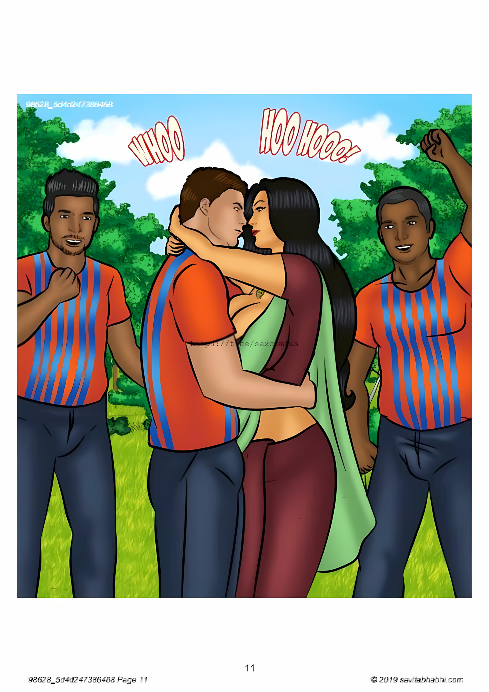 Savita Bhabhi 101-110 [Kirtu], Savita Bhabhi 102 - Slut Shaming, page 11 of 138