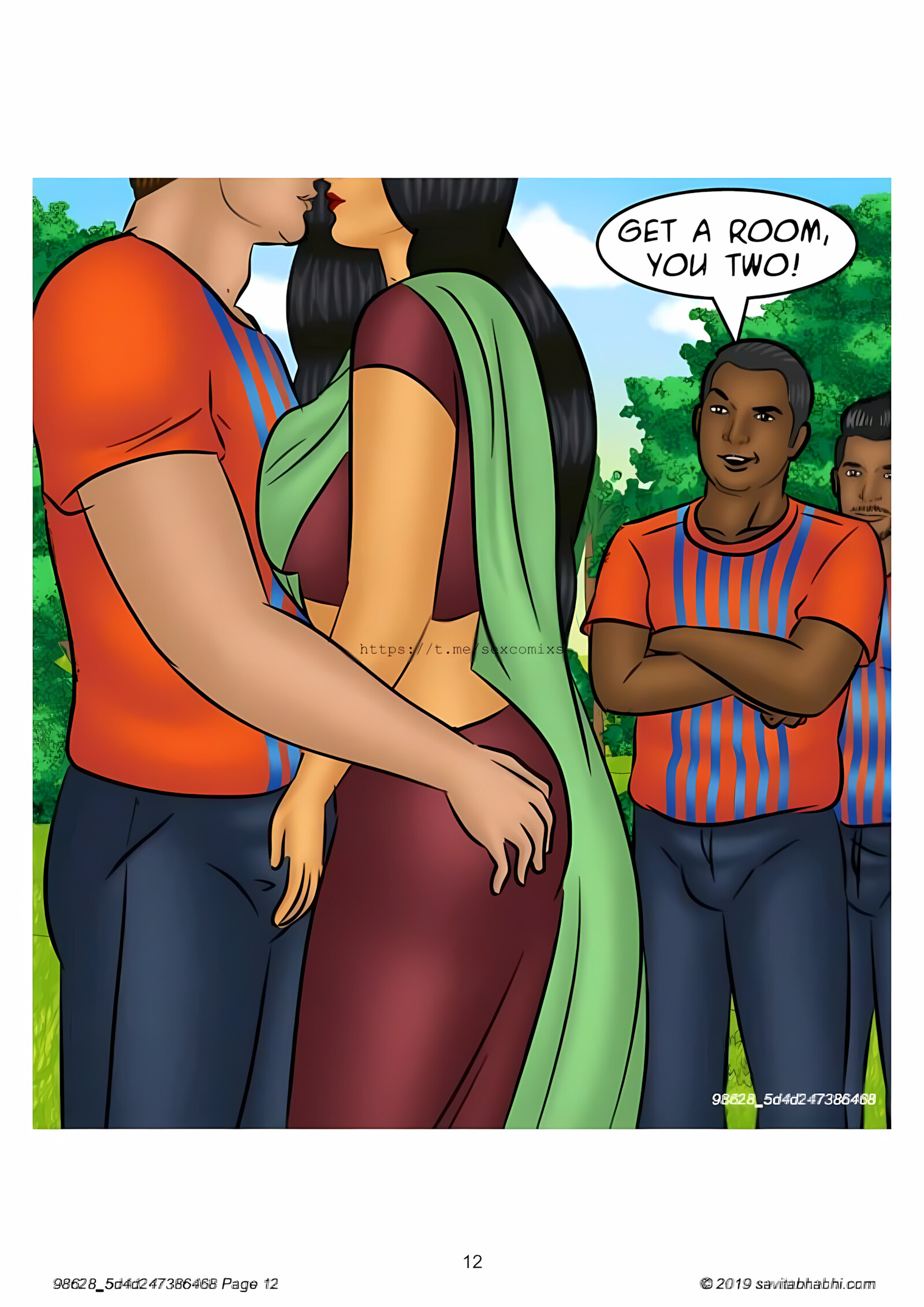 Savita Bhabhi 101-110 [Kirtu], Savita Bhabhi 102 - Slut Shaming, page 12 of 138