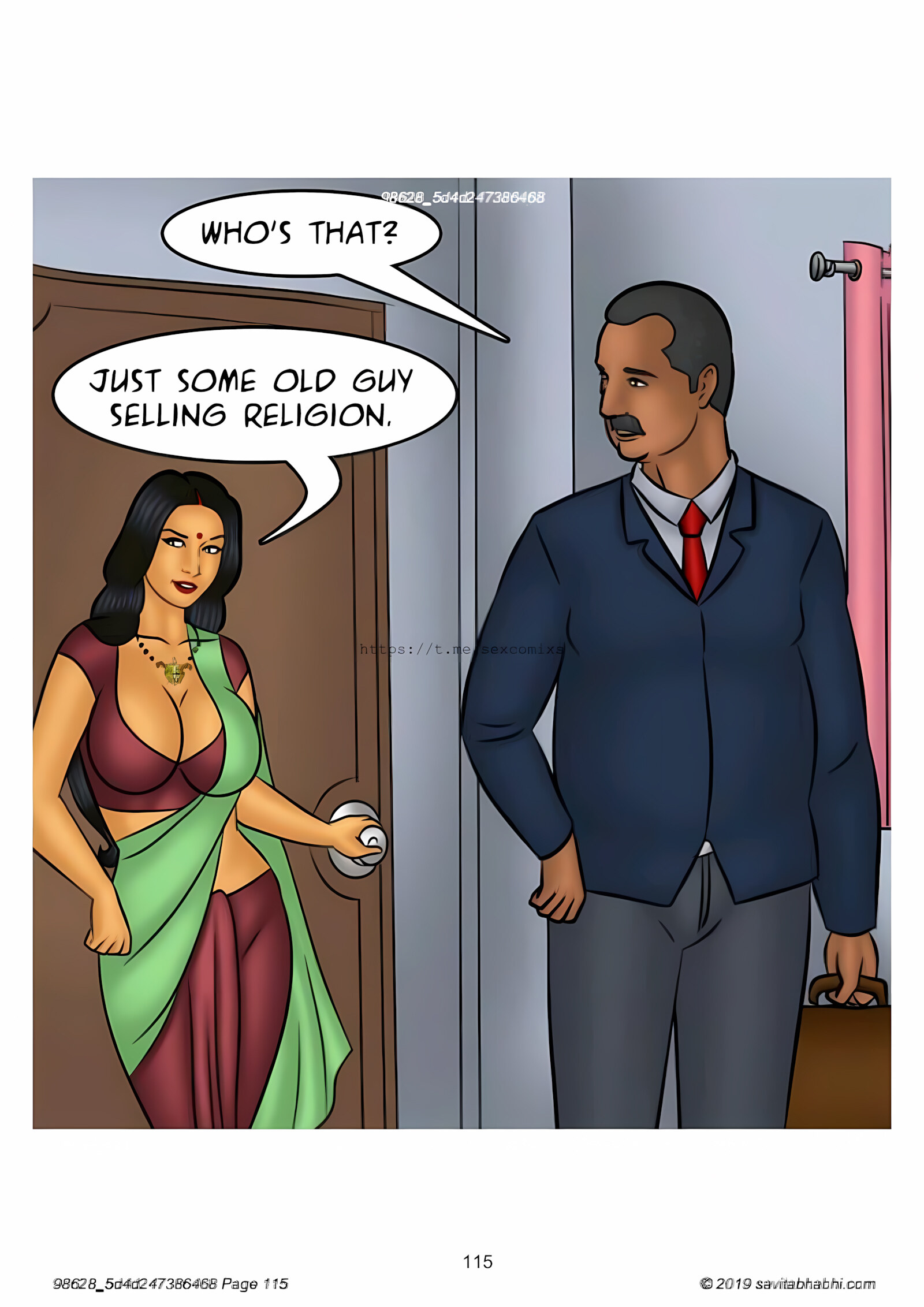 Savita Bhabhi 101-110 [Kirtu], Savita Bhabhi 102 - Slut Shaming, page 115 of 138