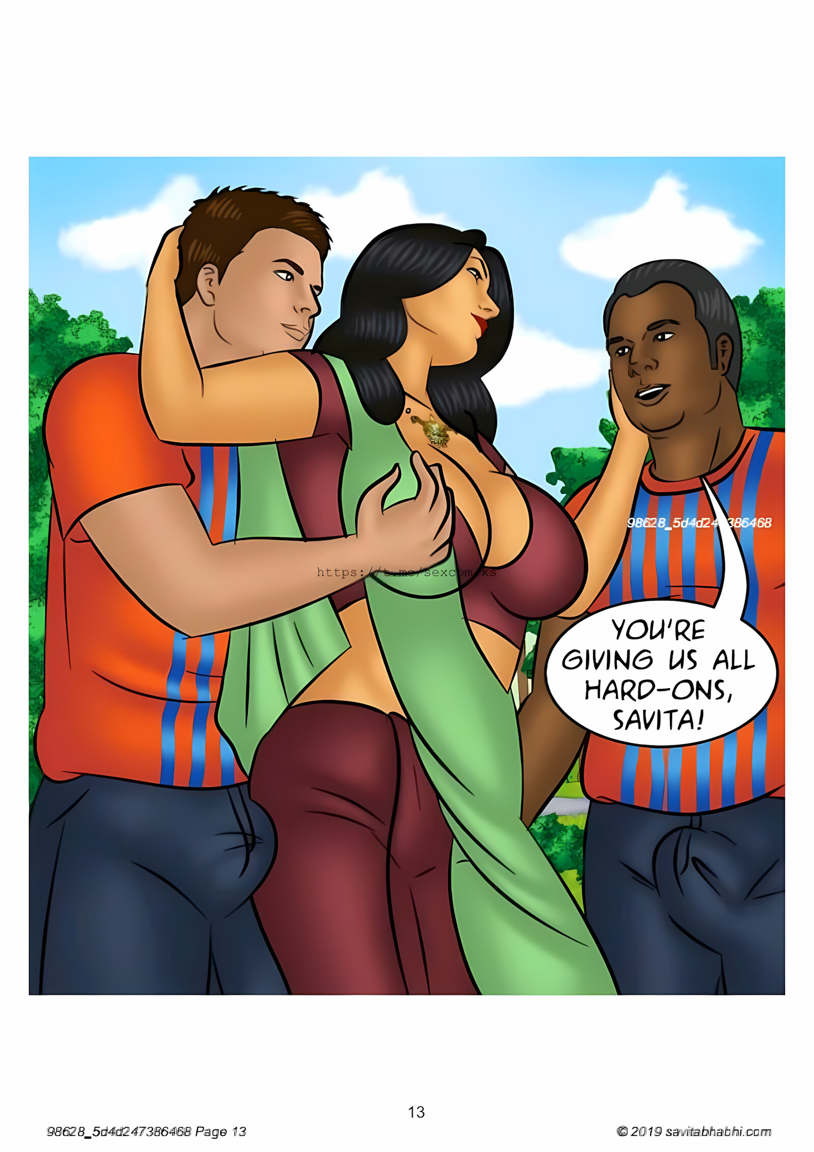 Savita Bhabhi 101-110 [Kirtu], Savita Bhabhi 102 - Slut Shaming, page 13 of 138