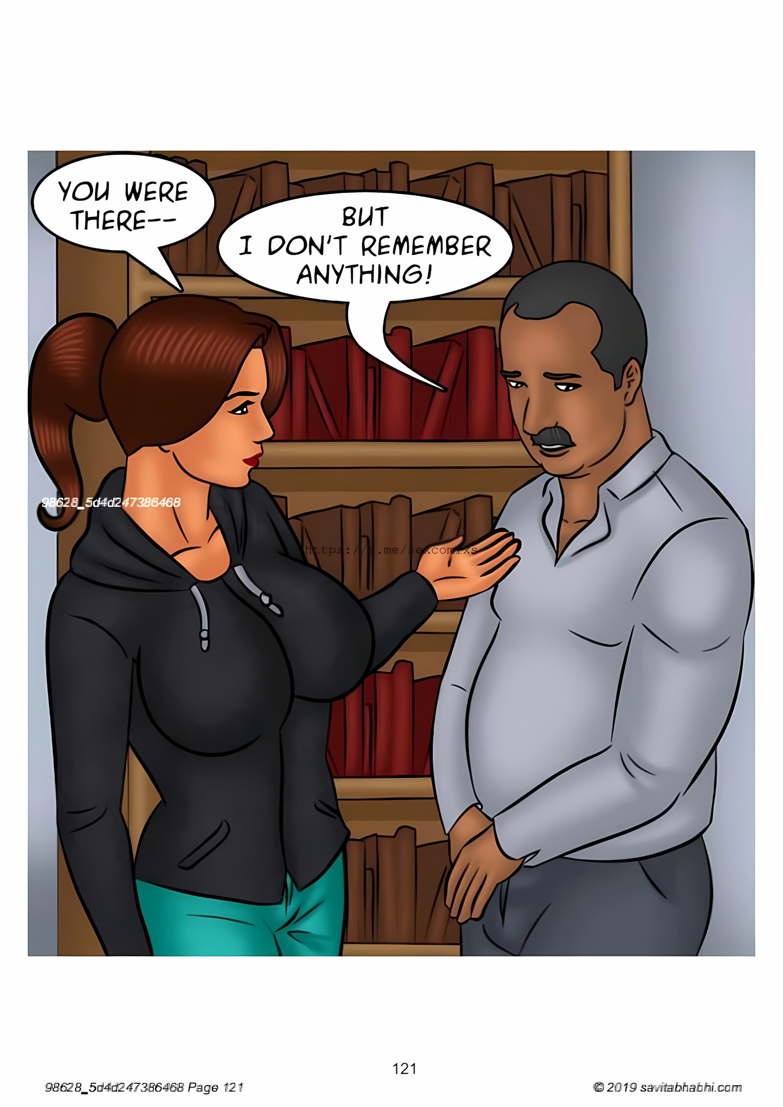 Savita Bhabhi 101-110 [Kirtu], Savita Bhabhi 102 - Slut Shaming, page 121 of 138