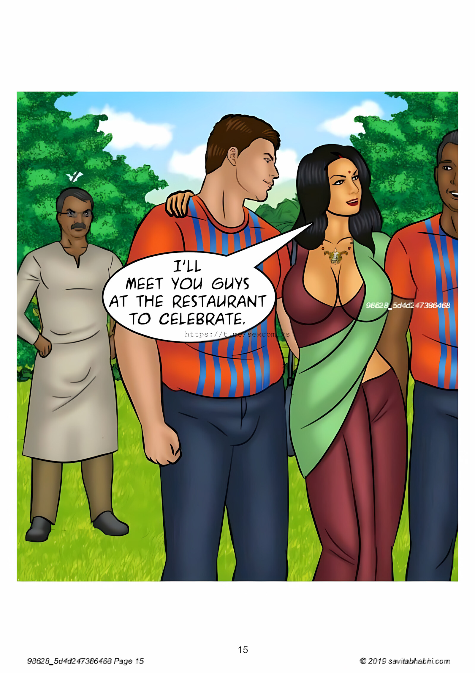 Savita Bhabhi 101-110 [Kirtu], Savita Bhabhi 102 - Slut Shaming, page 15 of 138