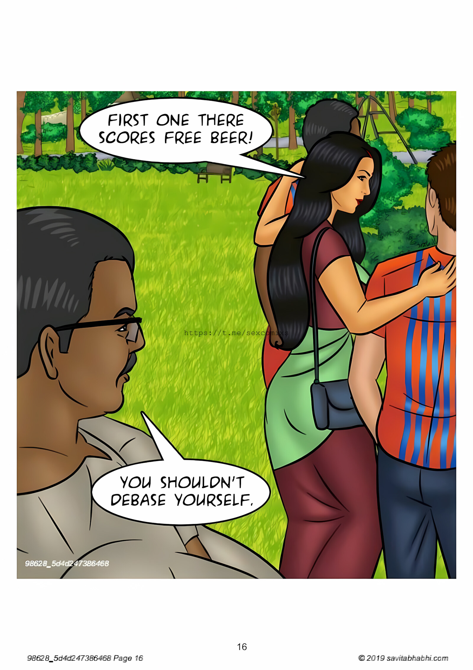 Savita Bhabhi 101-110 [Kirtu], Savita Bhabhi 102 - Slut Shaming, page 16 of 138