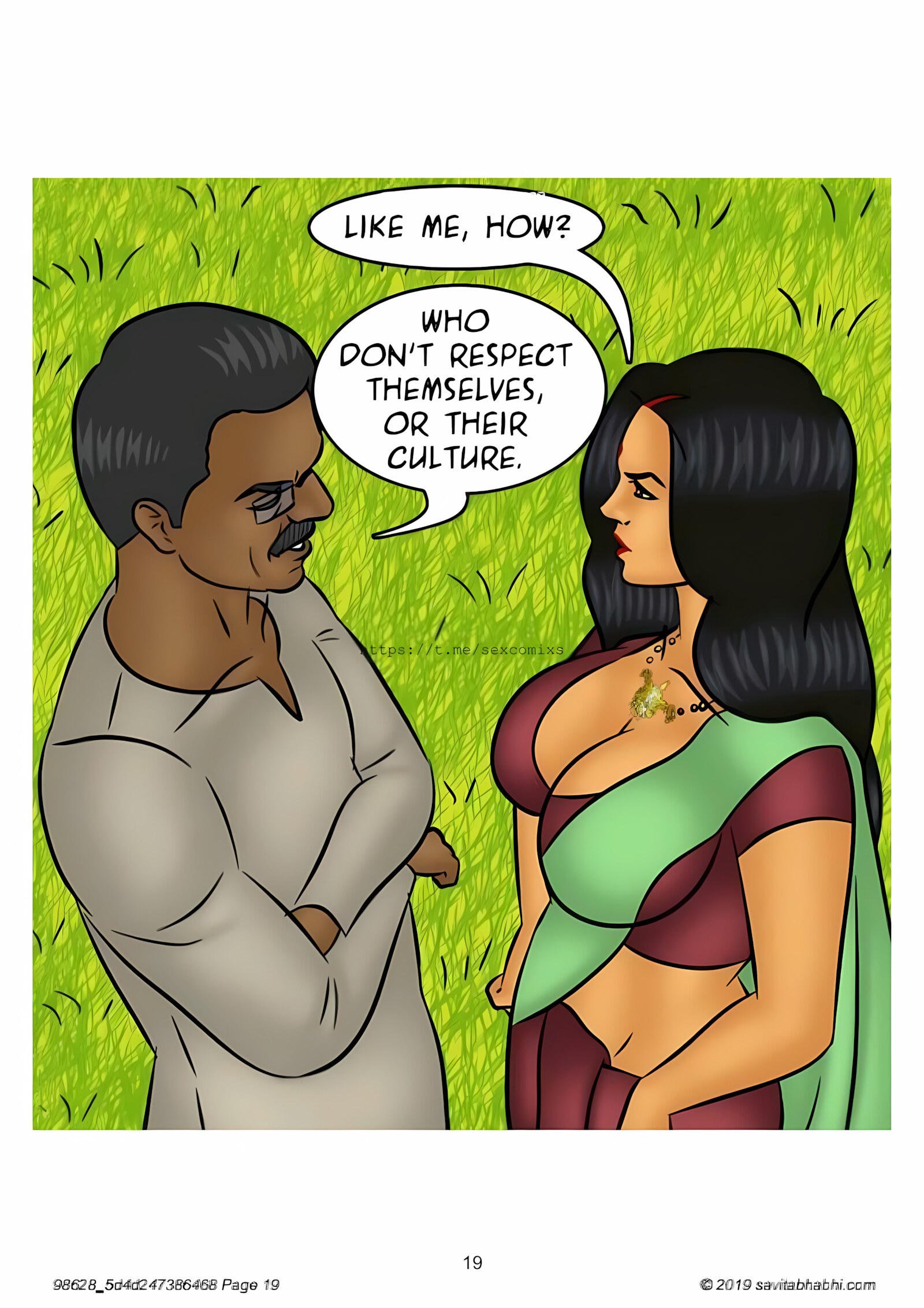 Savita Bhabhi 101-110 [Kirtu], Savita Bhabhi 102 - Slut Shaming, page 19 of 138