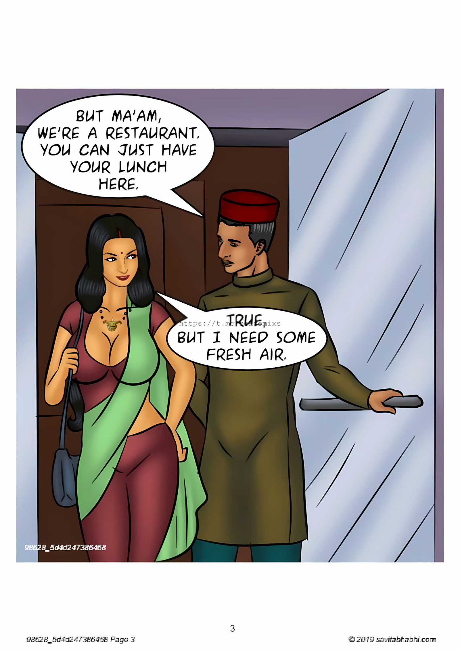 Savita Bhabhi 101-110 [Kirtu], Savita Bhabhi 102 - Slut Shaming, page 3 of 138
