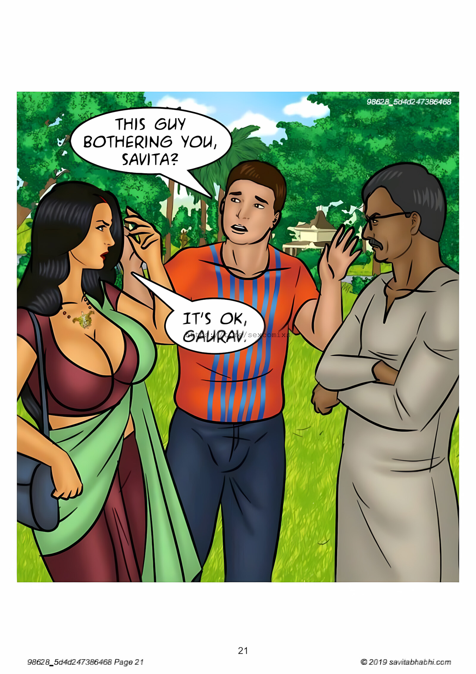 Savita Bhabhi 101-110 [Kirtu], Savita Bhabhi 102 - Slut Shaming, page 21 of 138
