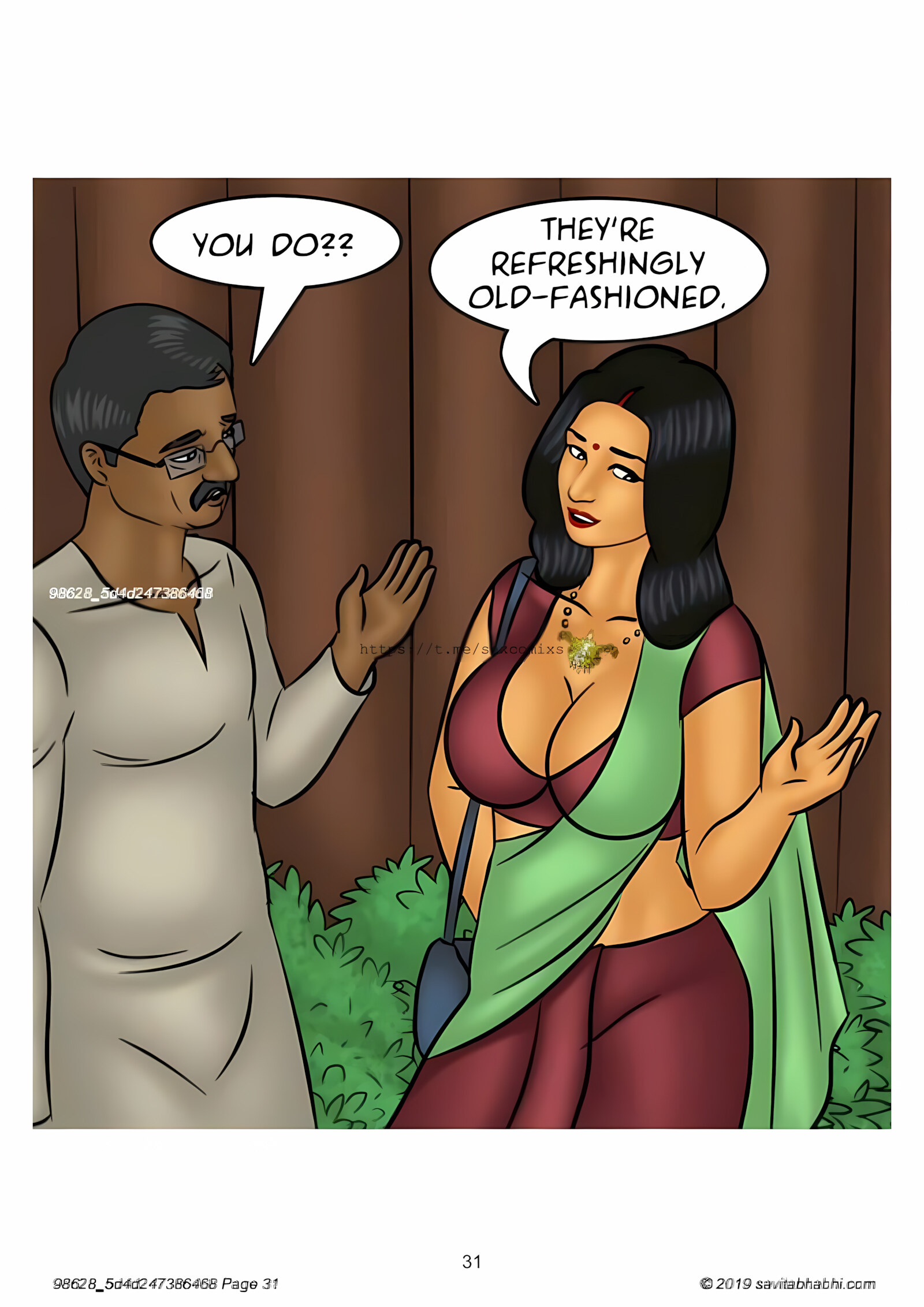 Savita Bhabhi 101-110 [Kirtu], Savita Bhabhi 102 - Slut Shaming, page 31 of 138