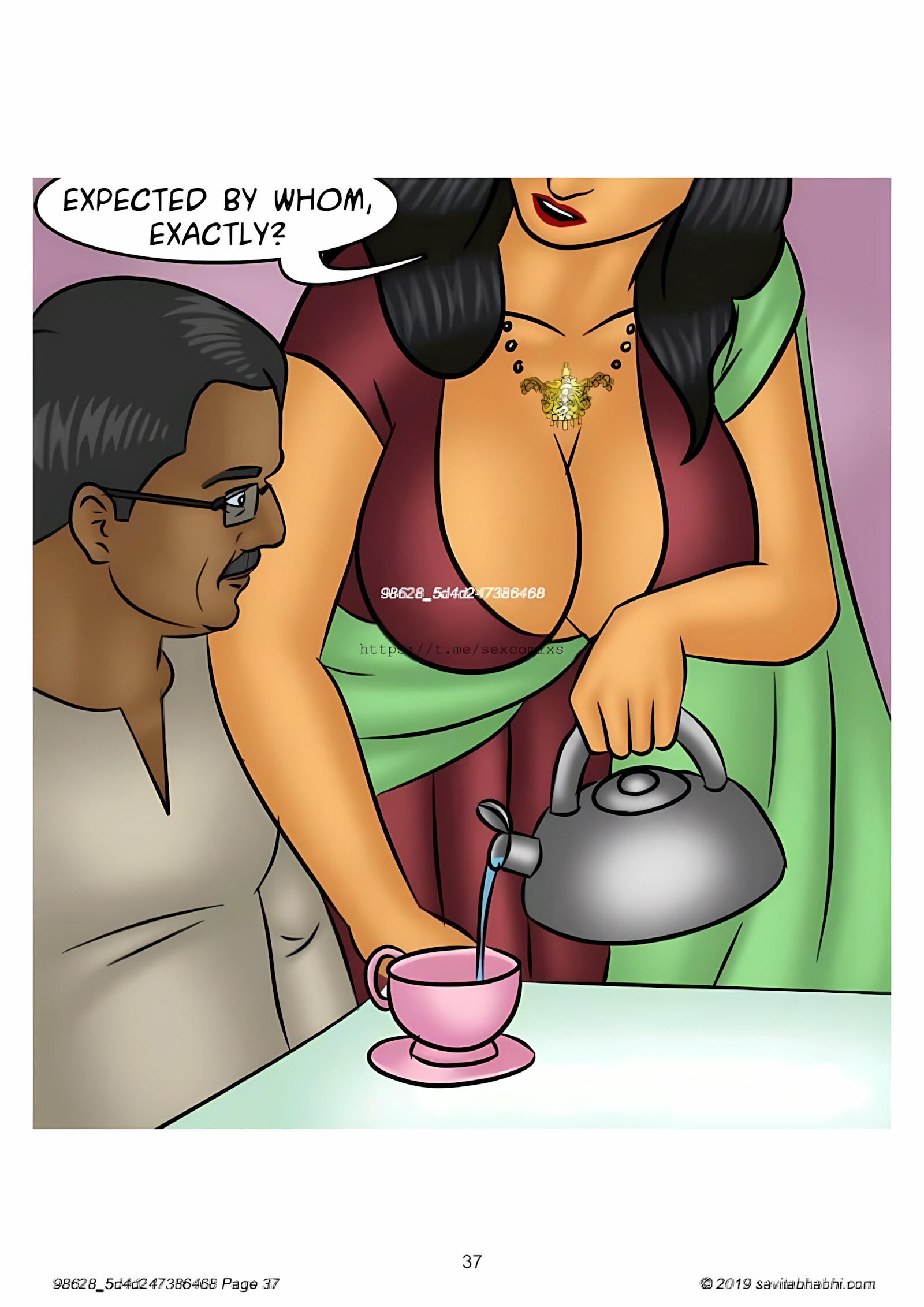 Savita Bhabhi 101-110 [Kirtu], Savita Bhabhi 102 - Slut Shaming, page 37 of 138