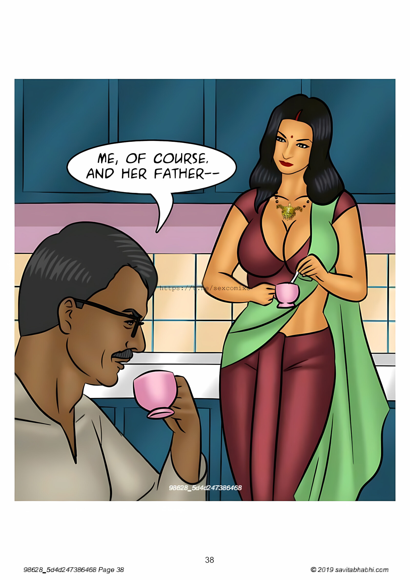 Savita Bhabhi 101-110 [Kirtu], Savita Bhabhi 102 - Slut Shaming, page 38 of 138
