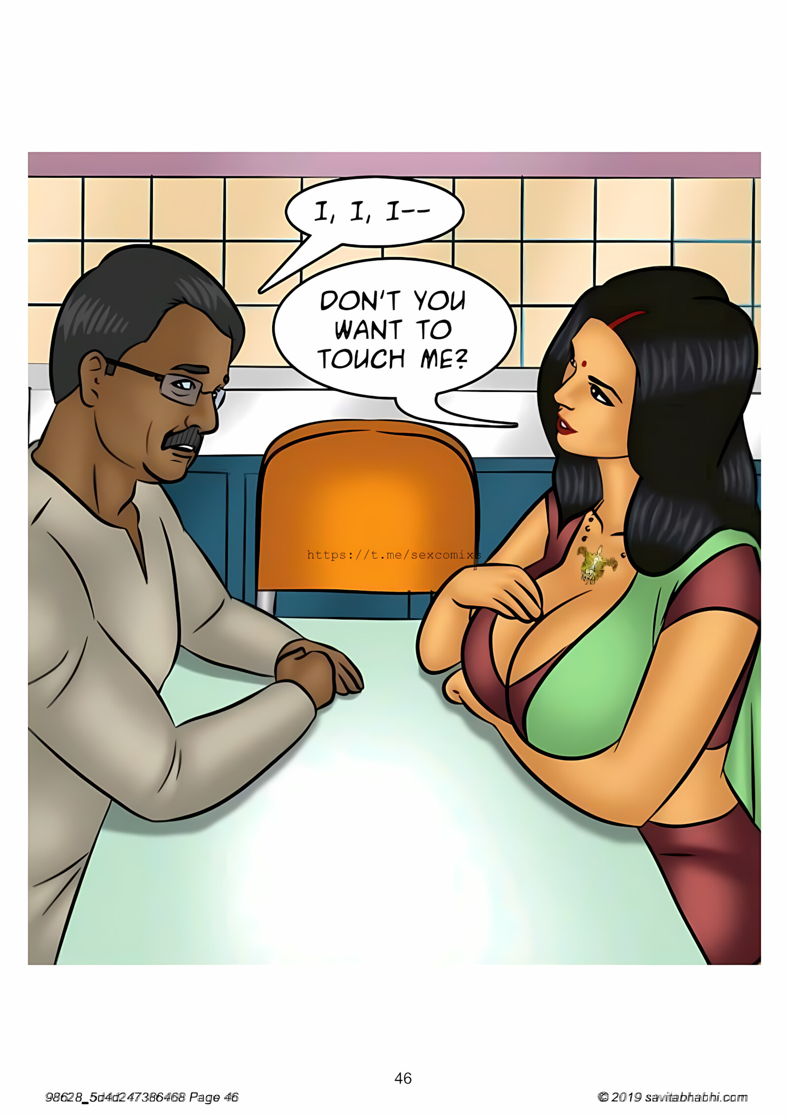 Savita Bhabhi 101-110 [Kirtu], Savita Bhabhi 102 - Slut Shaming, page 46 of 138