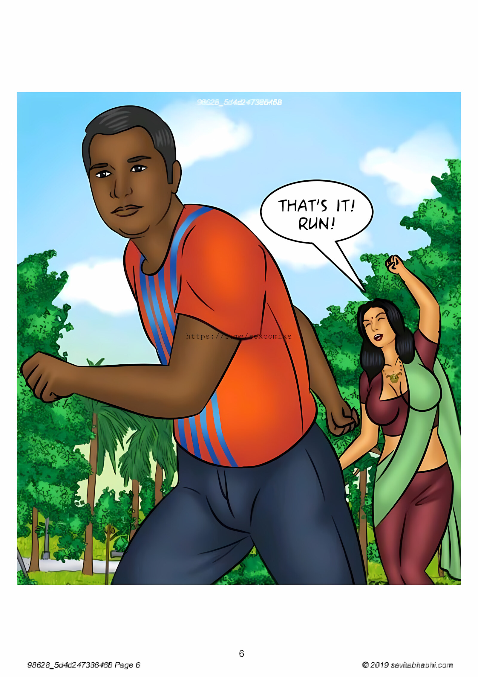 Savita Bhabhi 101-110 [Kirtu], Savita Bhabhi 102 - Slut Shaming, page 6 of 138