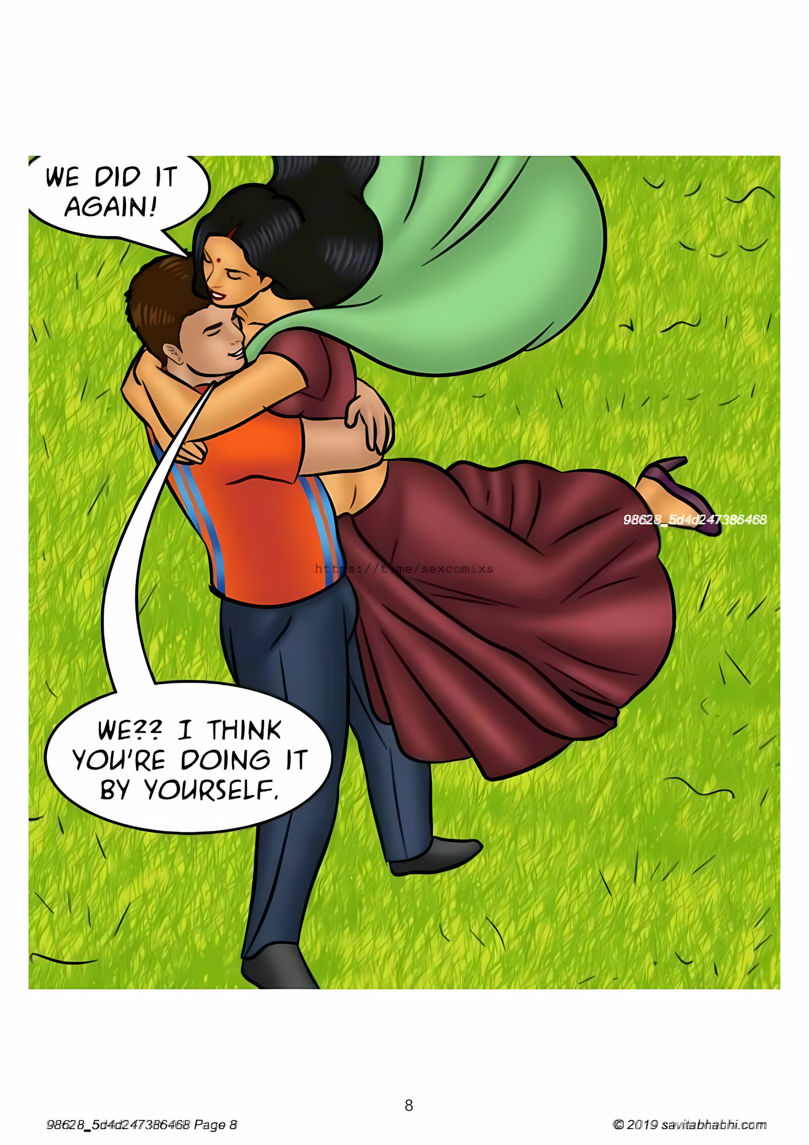 Savita Bhabhi 101-110 [Kirtu], Savita Bhabhi 102 - Slut Shaming, page 8 of 138
