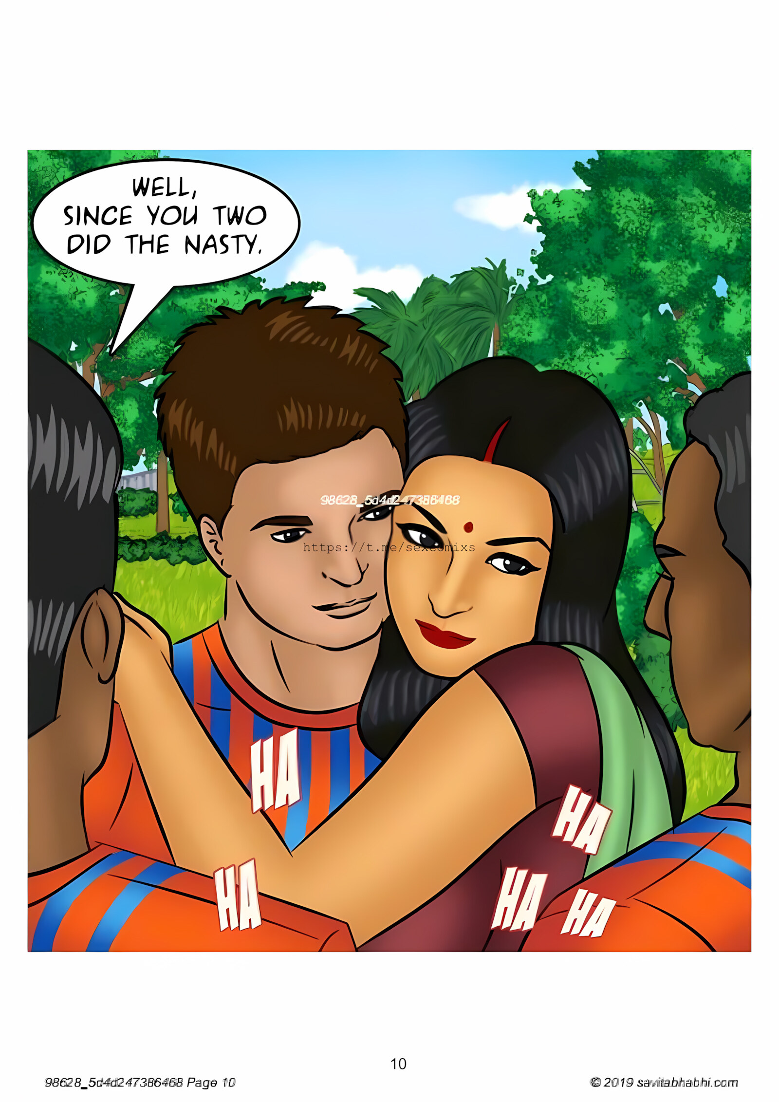 Savita Bhabhi 101-110 [Kirtu], Savita Bhabhi 102 - Slut Shaming, page 10 of 138