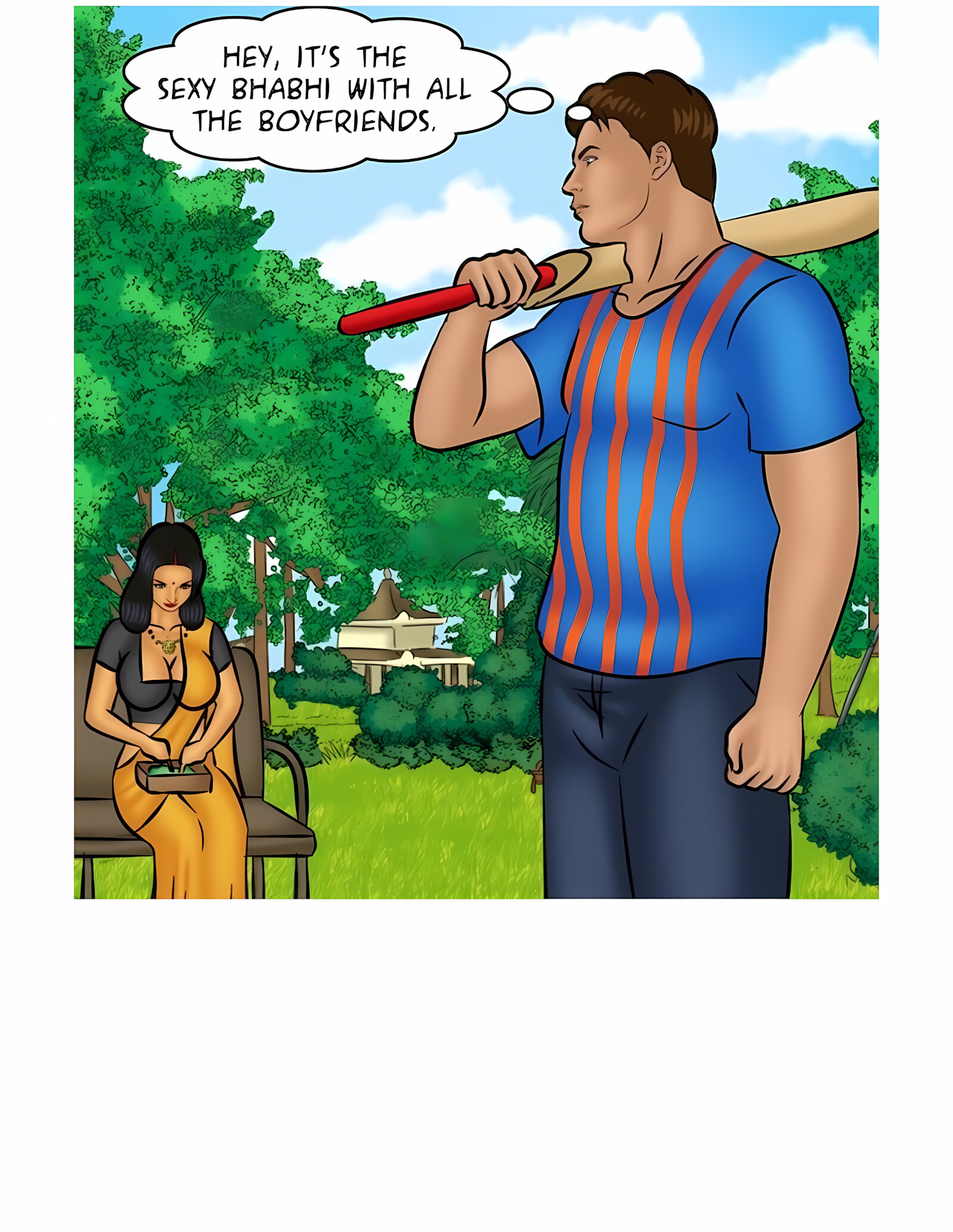Savita Bhabhi 101-110 [Kirtu], Savita Bhabhi 101 - Summer of 69, page 54 of 133