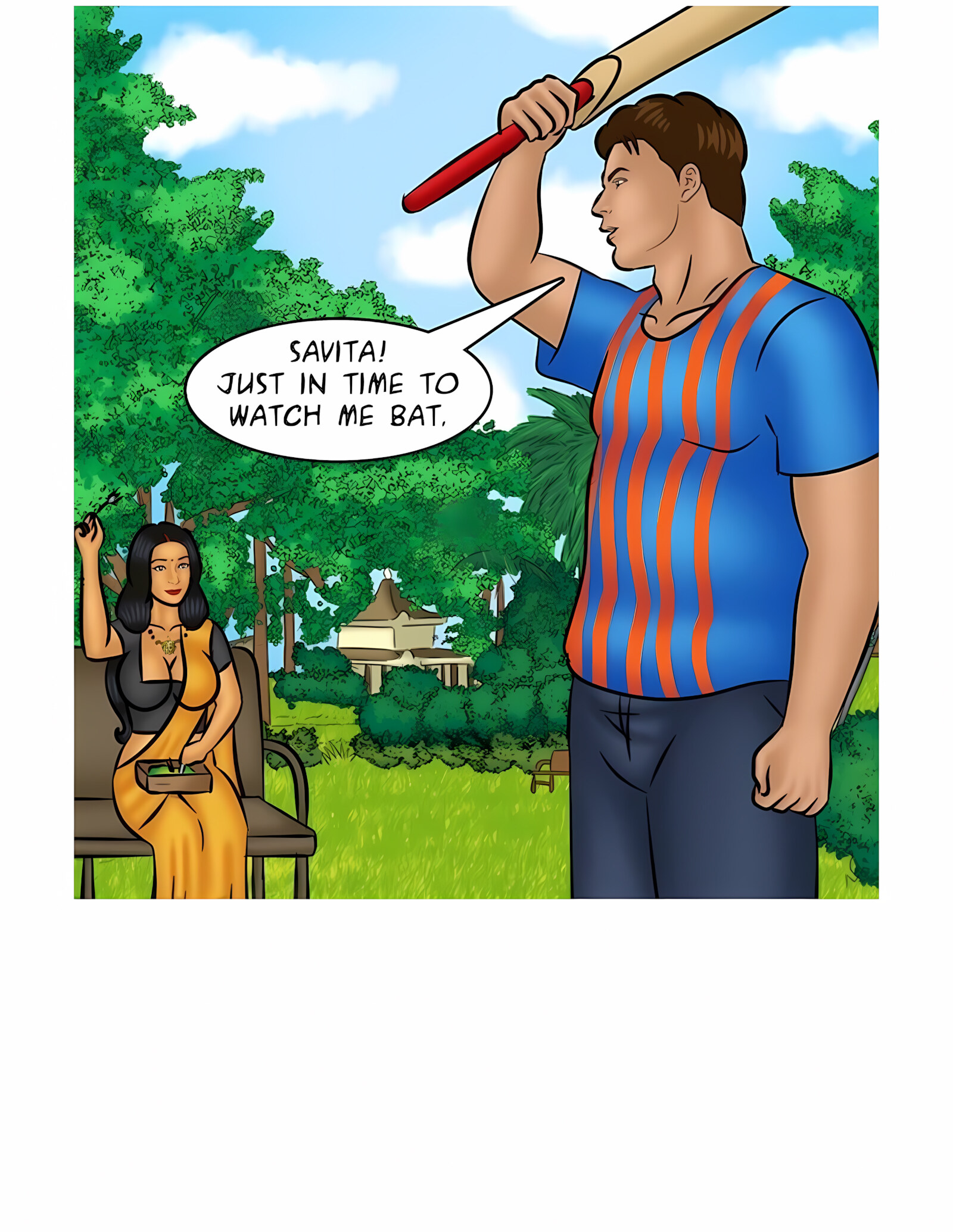 Savita Bhabhi 101-110 [Kirtu], Savita Bhabhi 101 - Summer of 69, page 55 of 133