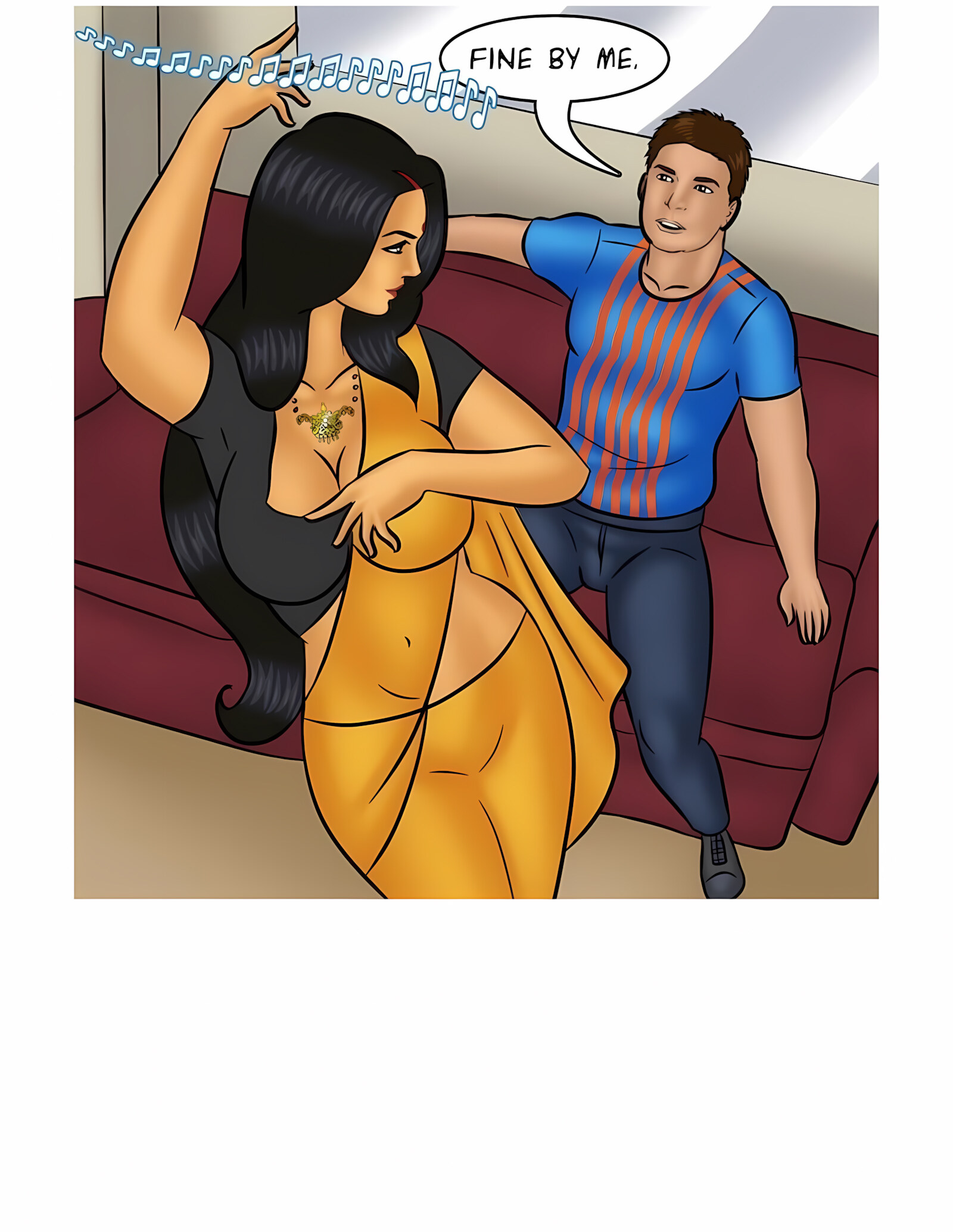Savita Bhabhi 101-110 [Kirtu], Savita Bhabhi 101 - Summer of 69, page 76 of 133