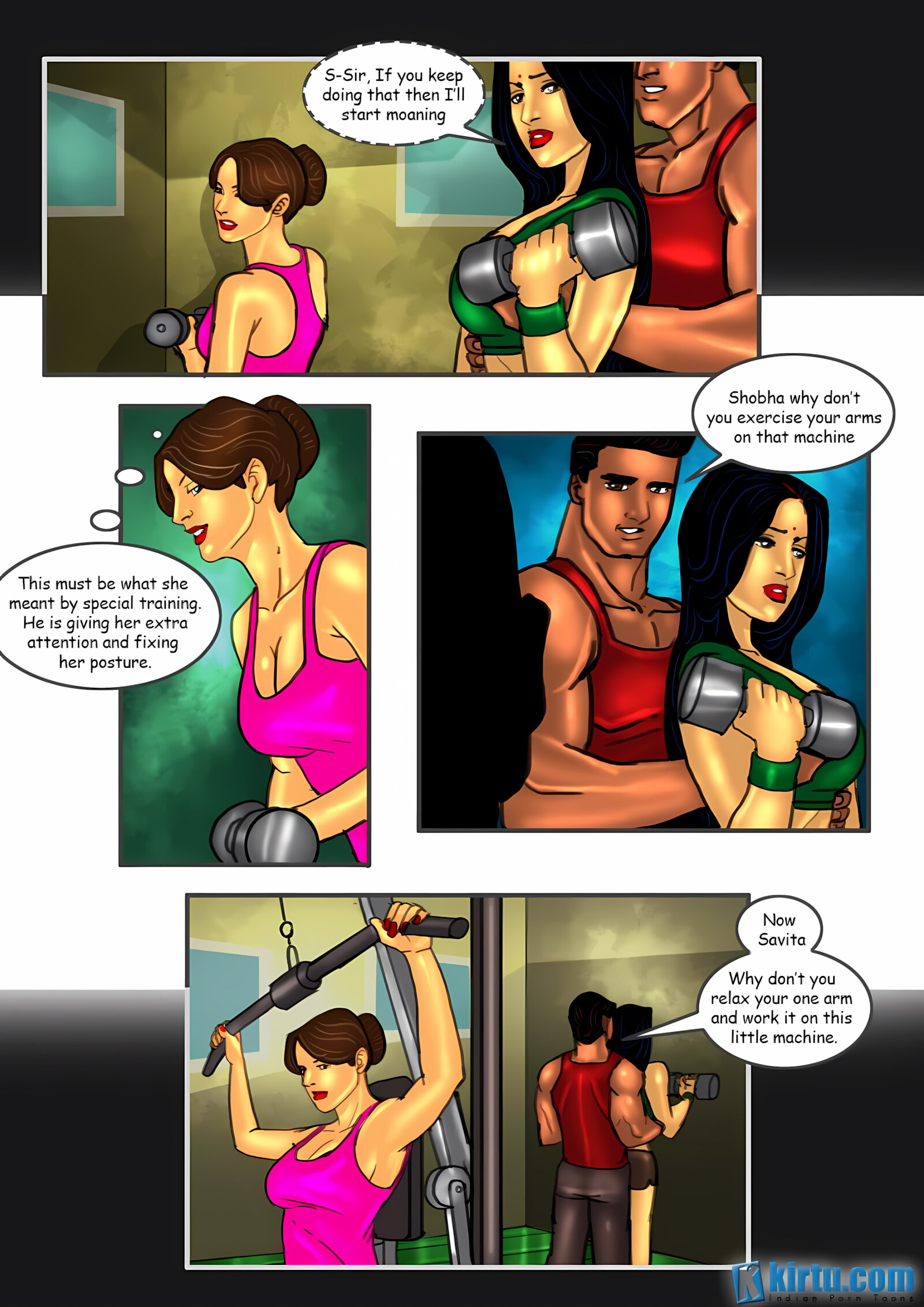 Savita Bhabhi 11-20 [Kirtu], Savita Bhabhi 20 - Sexercise, page 8 of 31