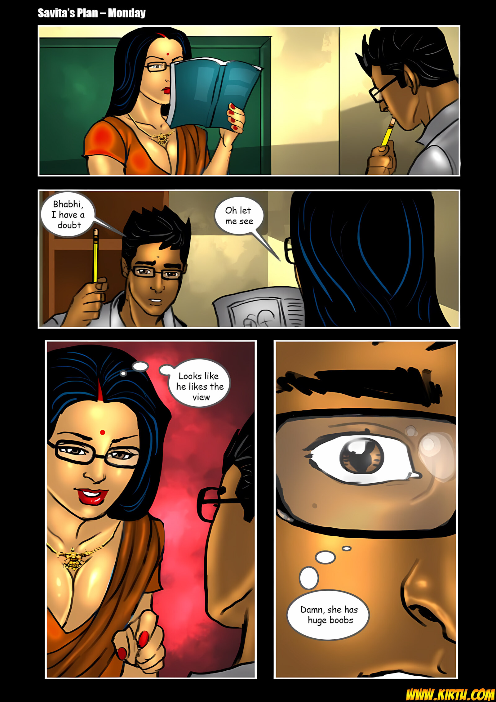 Savita Bhabhi 11-20 [Kirtu], Savita Bhabhi 18 - Tuition Teacher Savita, page 5 of 31