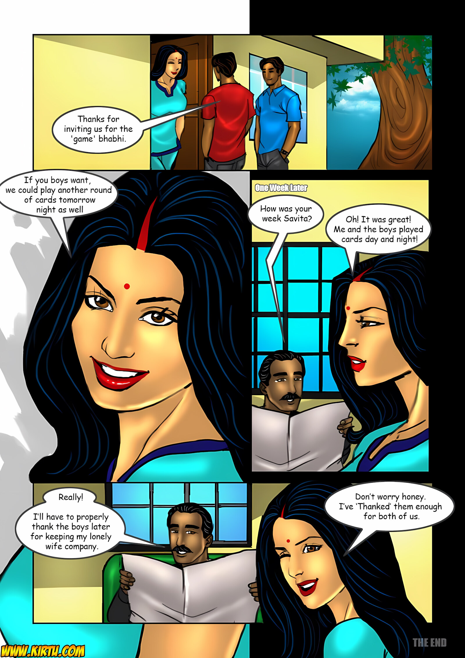 Savita Bhabhi 11-20 [Kirtu], Savita Bhabhi 17 - Double Trouble 2, page 39 of 39