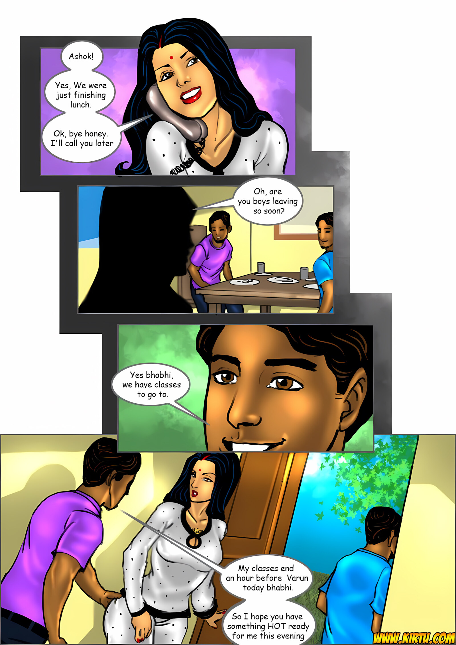 Savita Bhabhi 11-20 [Kirtu], Savita Bhabhi 17 - Double Trouble 2, page 7 of 39