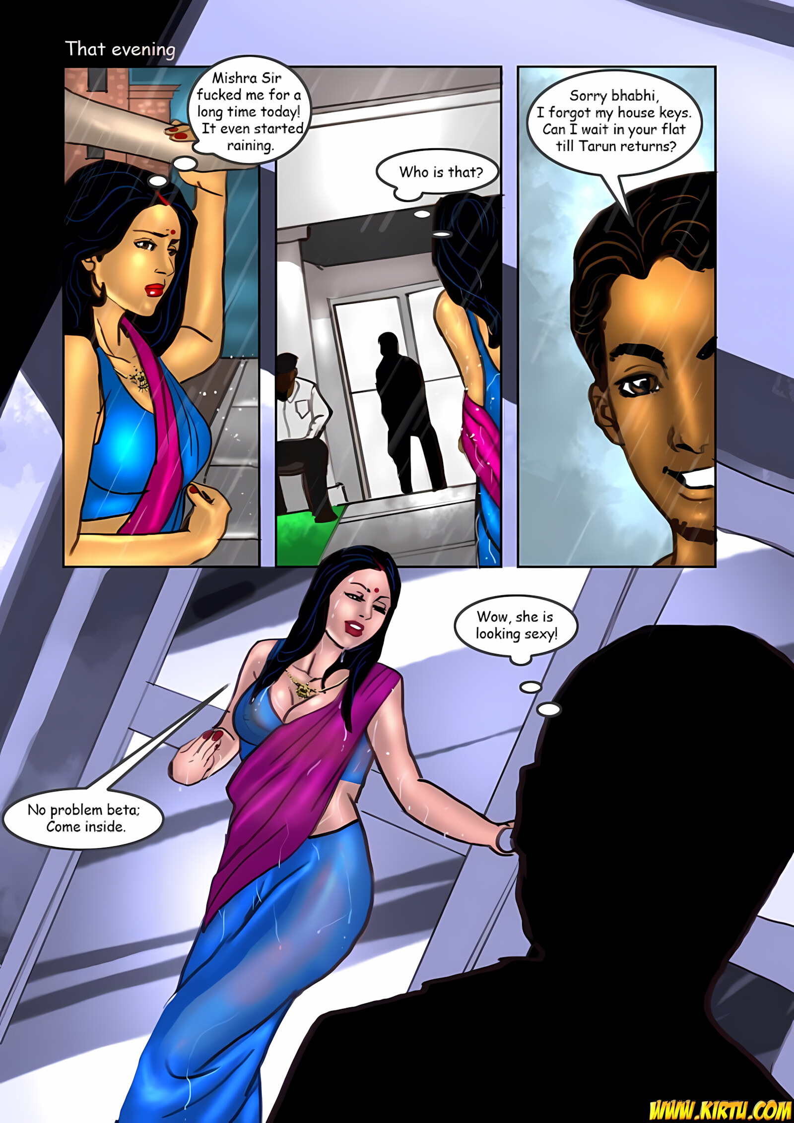 Savita Bhabhi 11-20 [Kirtu], Savita Bhabhi 16 - Double Trouble 1, page 7 of 41