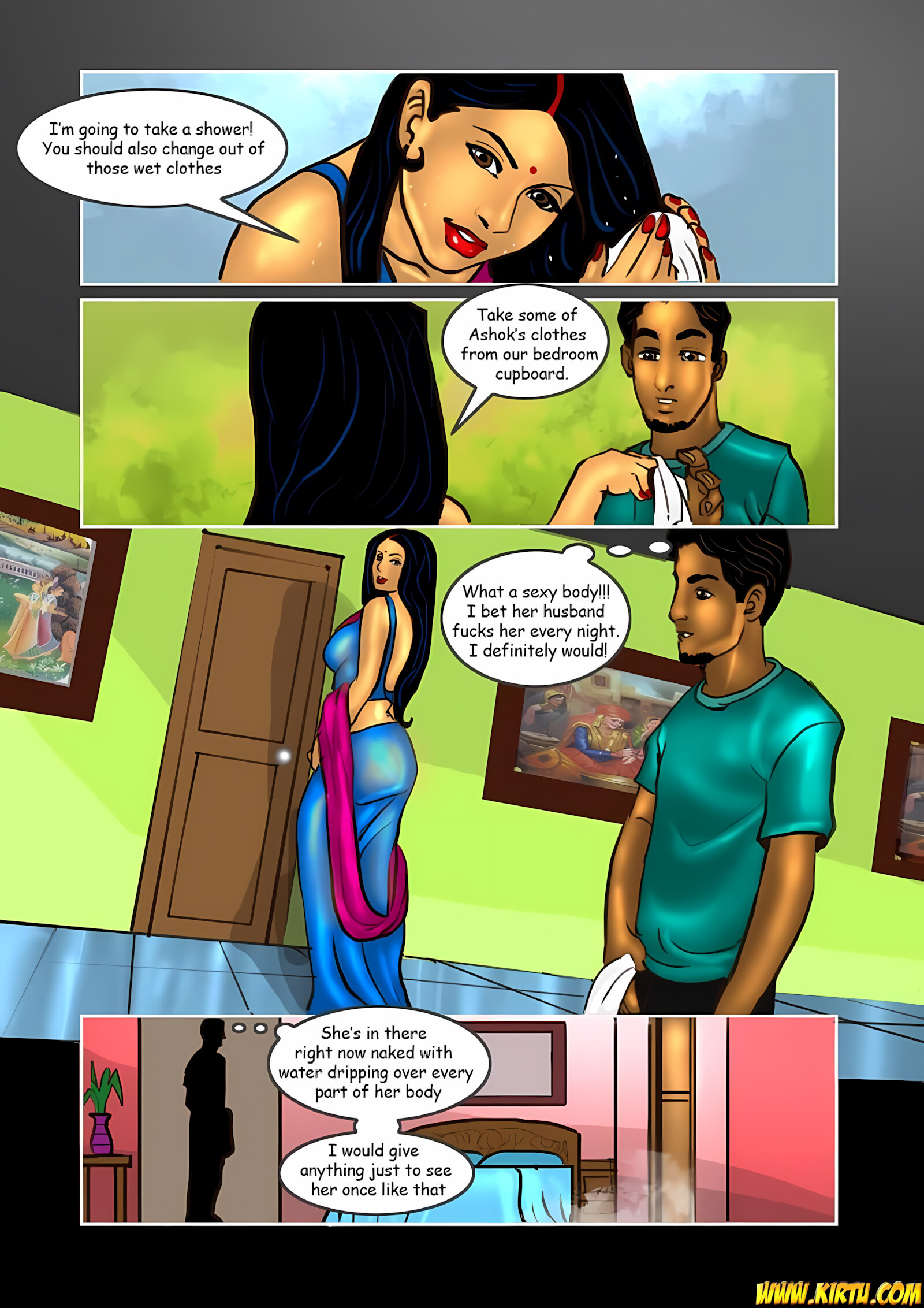 Savita Bhabhi 11-20 [Kirtu], Savita Bhabhi 16 - Double Trouble 1, page 8 of 41