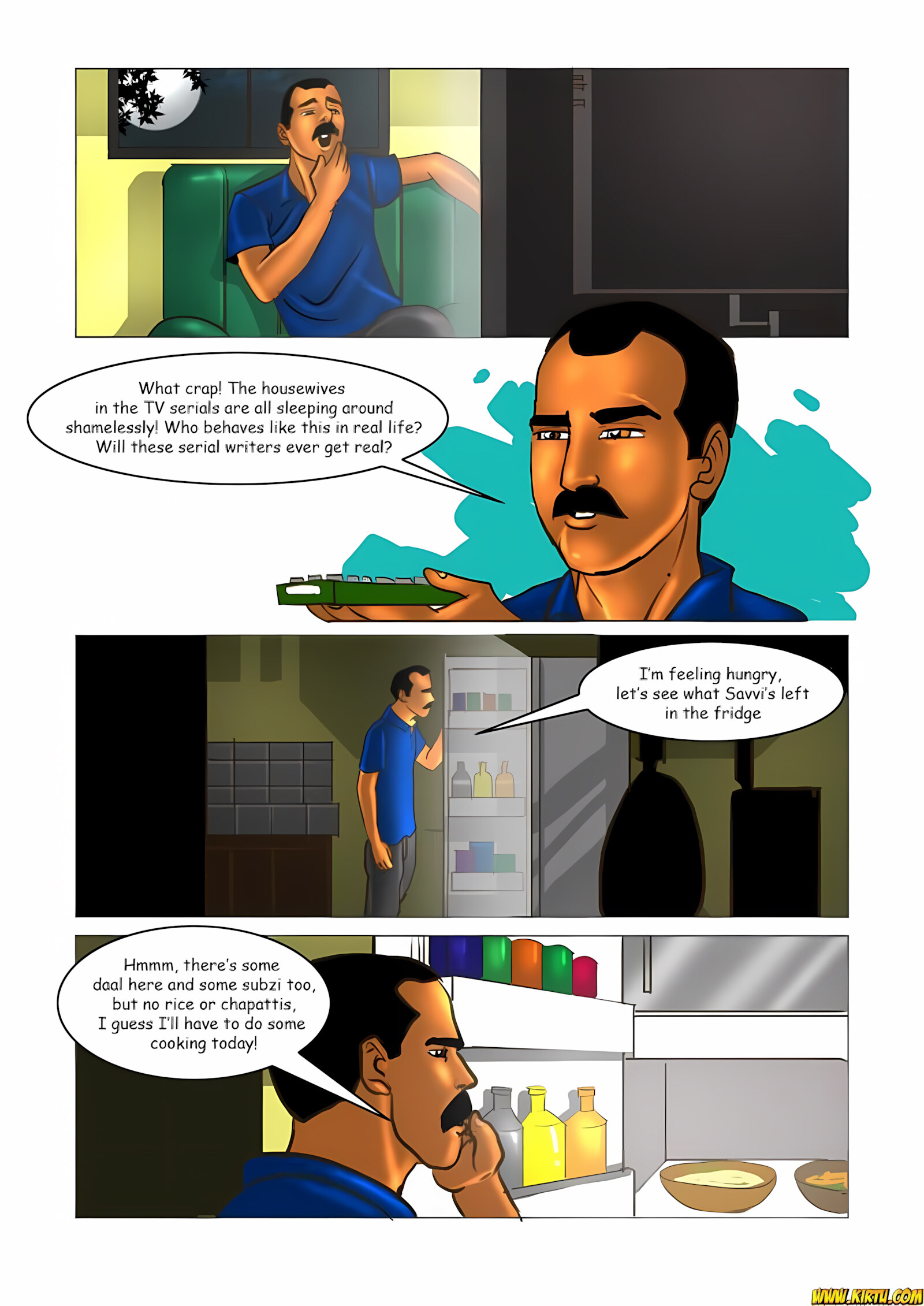 Savita Bhabhi 11-20 [Kirtu], Savita Bhabhi 15 - Ashok at Home, page 14 of 31