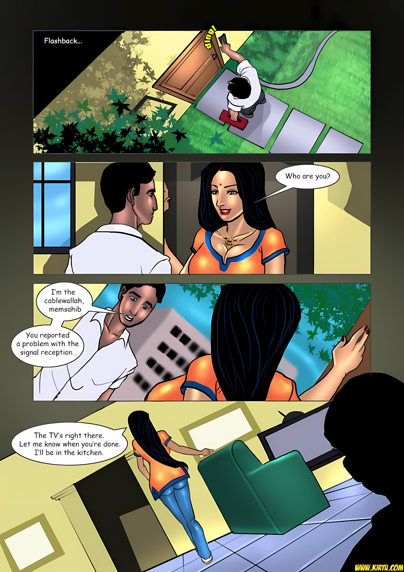 Savita Bhabhi 11-20 [Kirtu], Savita Bhabhi 15 - Ashok at Home, page 7 of 31