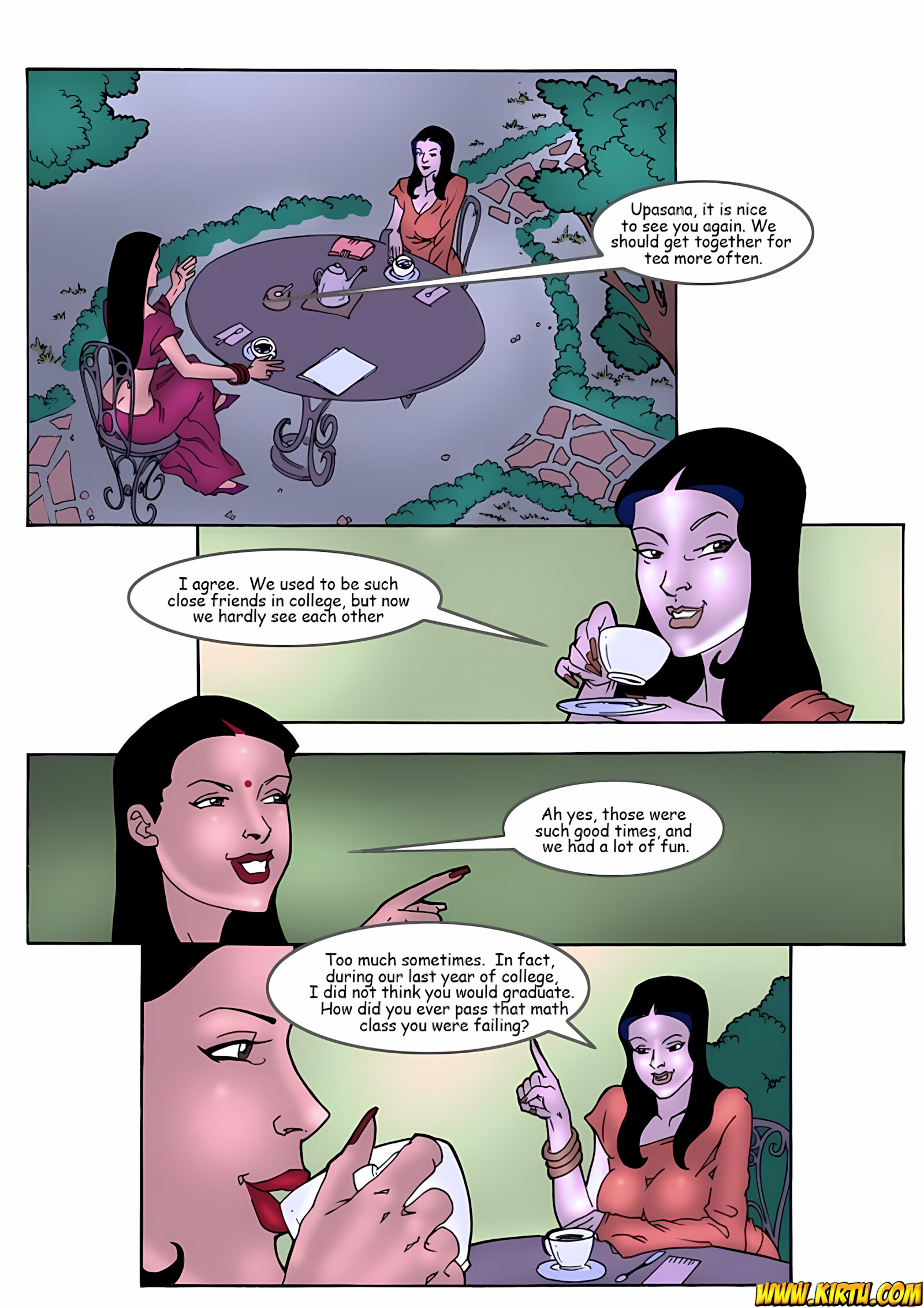 Savita Bhabhi 11-20 [Kirtu], Savita Bhabhi 13 - College Girl Savvi!, page 2 of 34