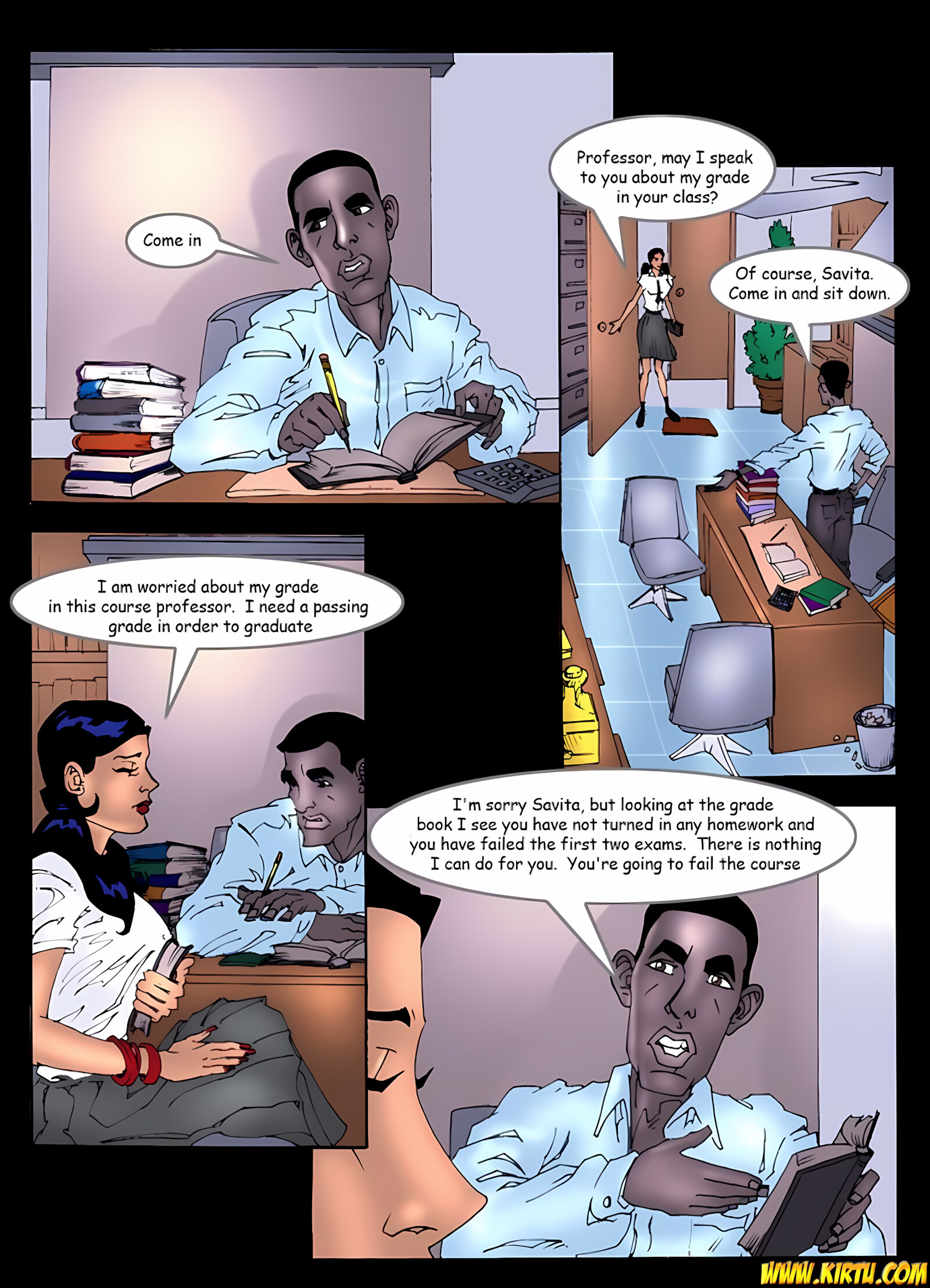 Savita Bhabhi 11-20 [Kirtu], Savita Bhabhi 13 - College Girl Savvi!, page 4 of 34