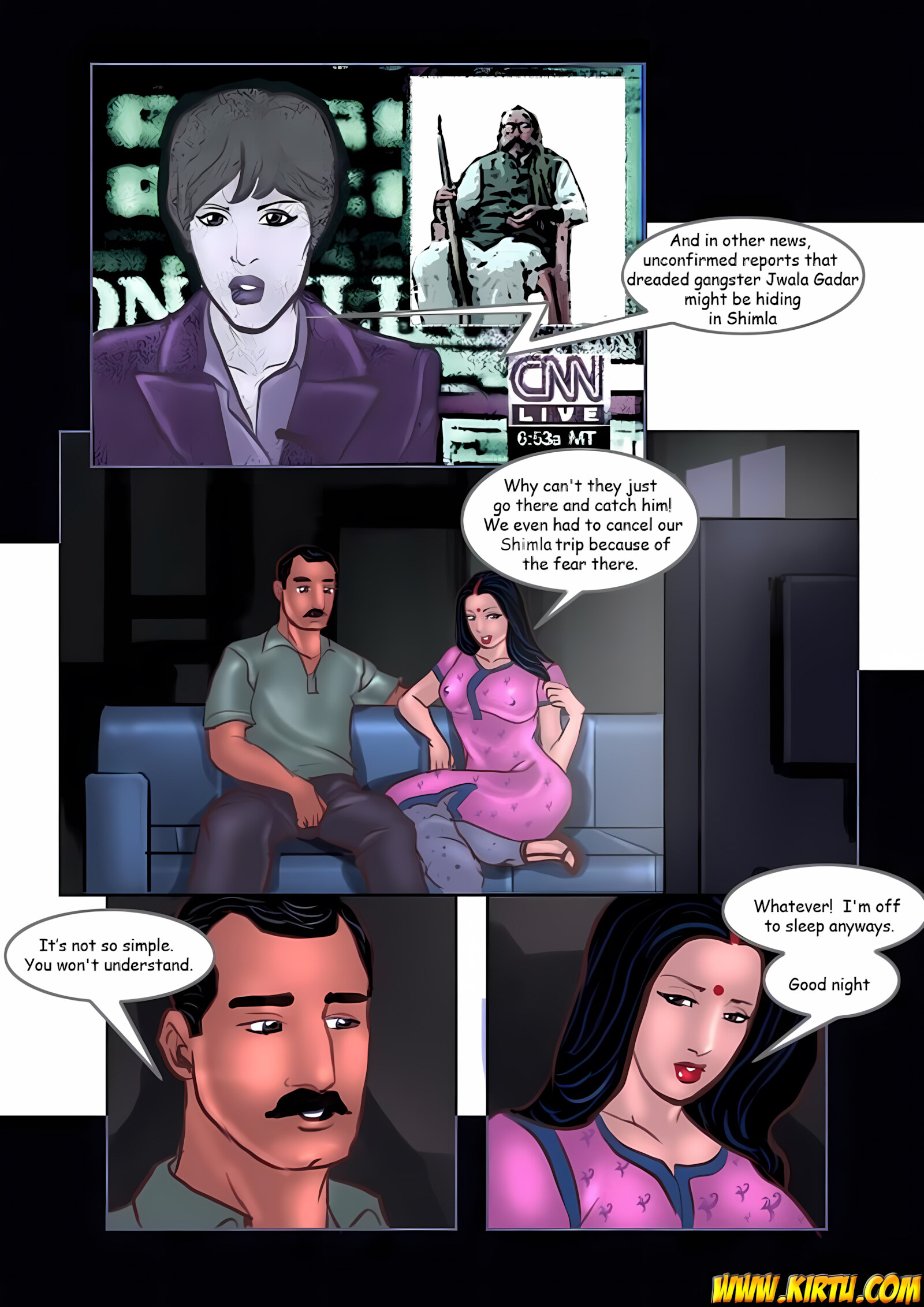 Savita Bhabhi 11-20 [Kirtu], Savita Bhabhi 11 - Savita in Shimla, page 2 of 33