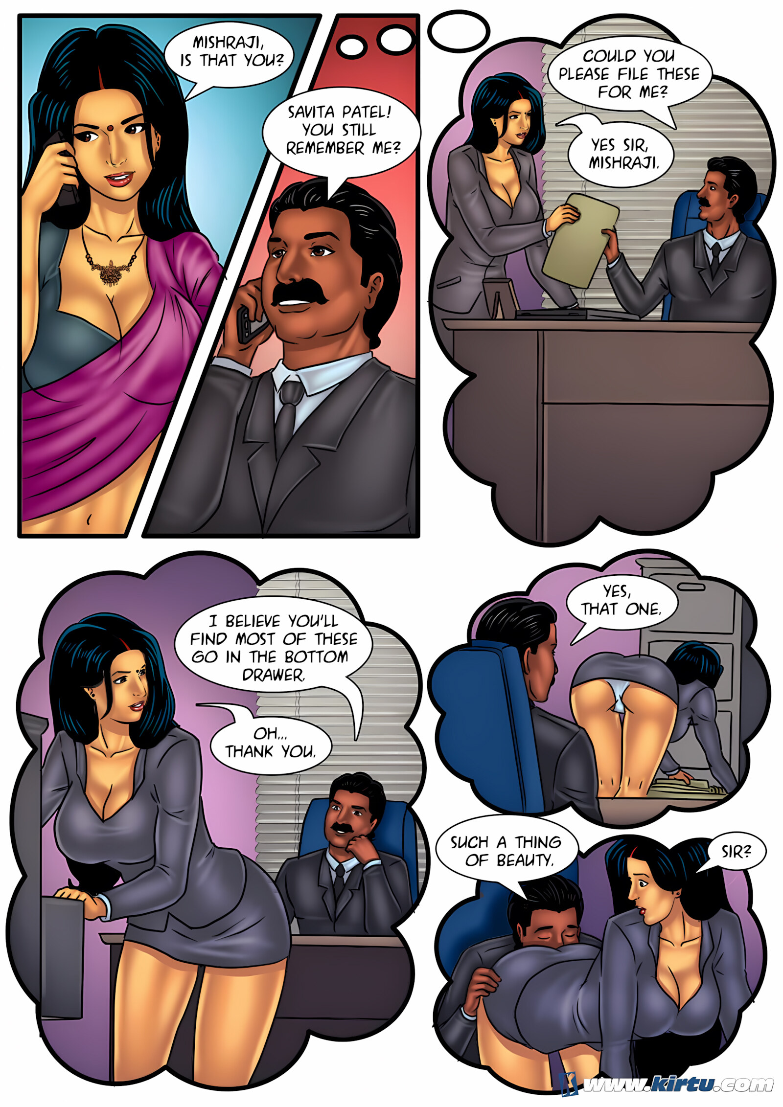 Savita Bhabhi 51-60 [Kirtu], Savita Bhabhi 53 - Couple's Massage, page 3 of 31