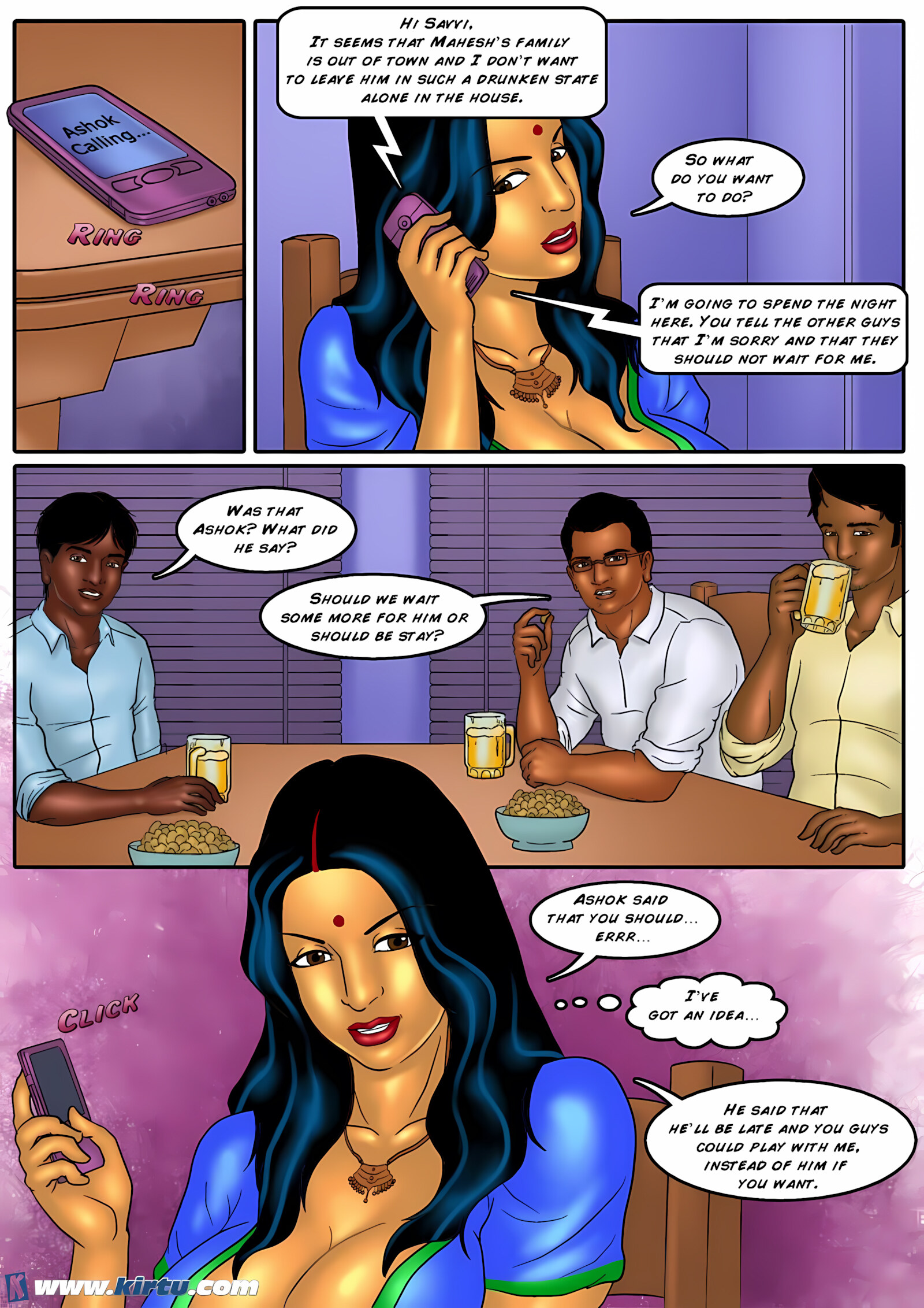 Savita Bhabhi 31-40 [Kirtu], Savita Bhabhi 36 - Ashok's Card Game, page 11 of 31