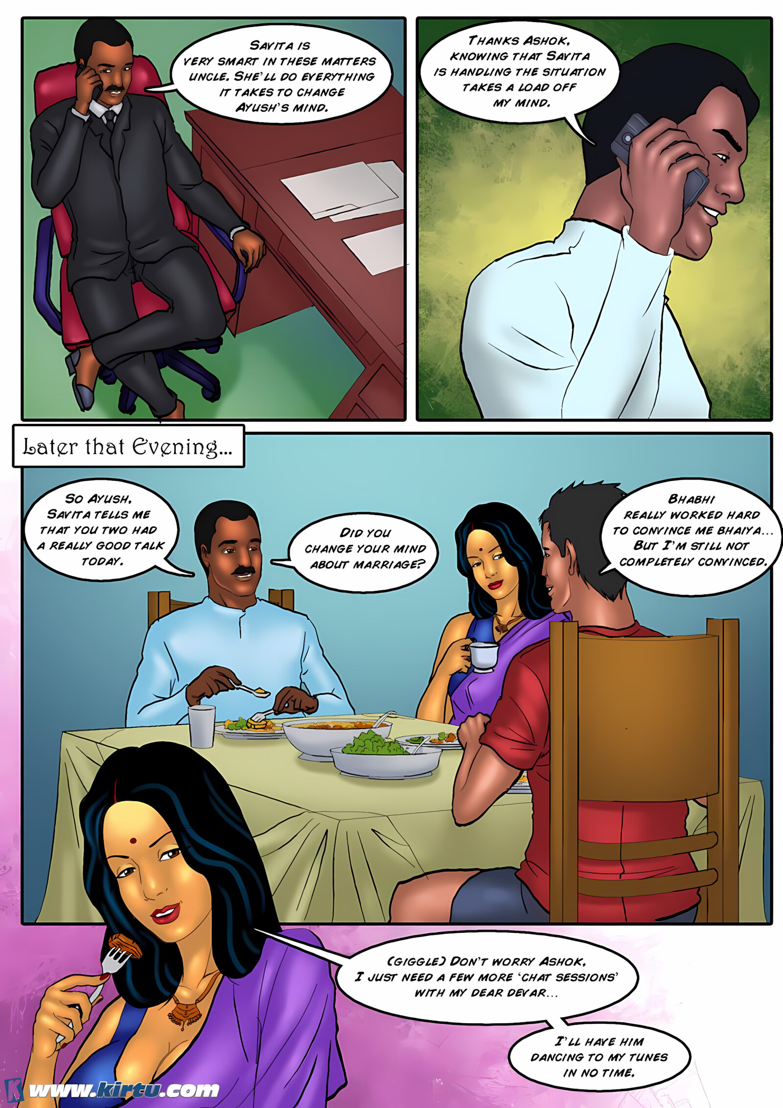 Savita Bhabhi 31-40 [Kirtu], Savita Bhabhi 35 - The Perfect Indian Bride, page 25 of 31
