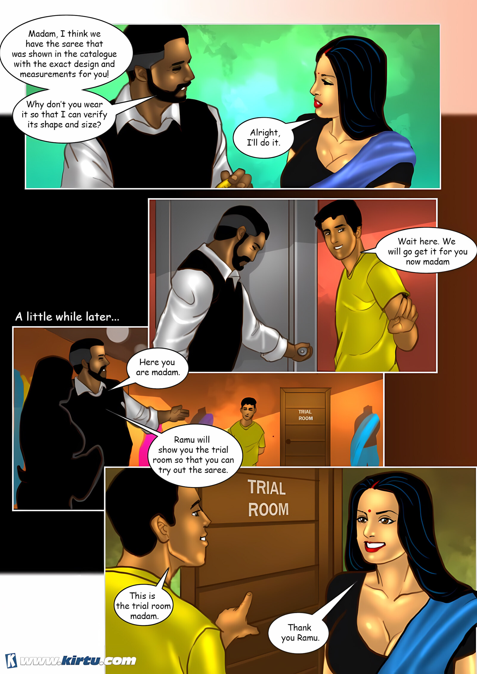 Savita Bhabhi 31-40 [Kirtu], Savita Bhabhi 32 - Savita Bhabhi's Special Tailor, page 11 of 36
