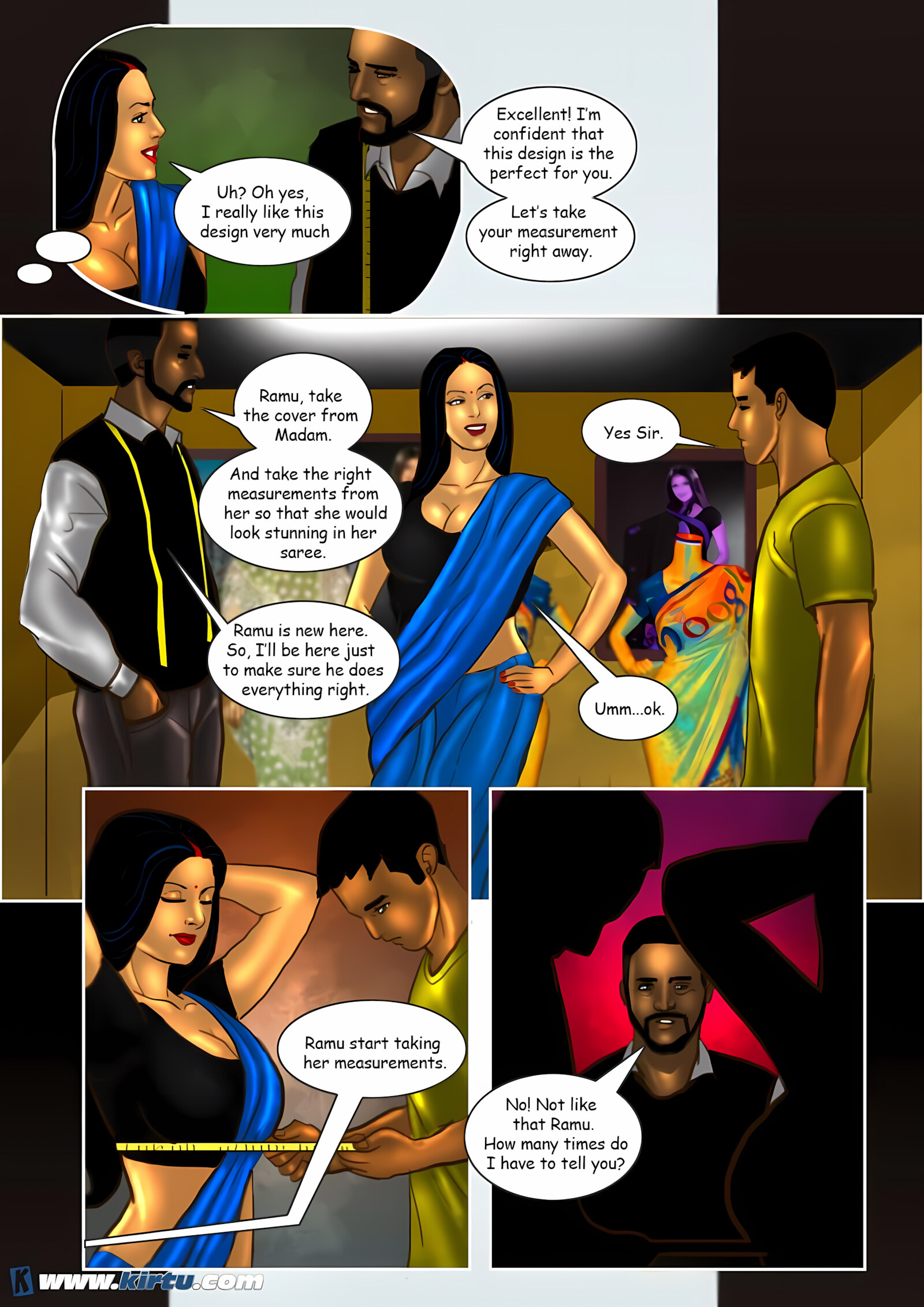 Savita Bhabhi 31-40 [Kirtu], Savita Bhabhi 32 - Savita Bhabhi's Special Tailor, page 5 of 36