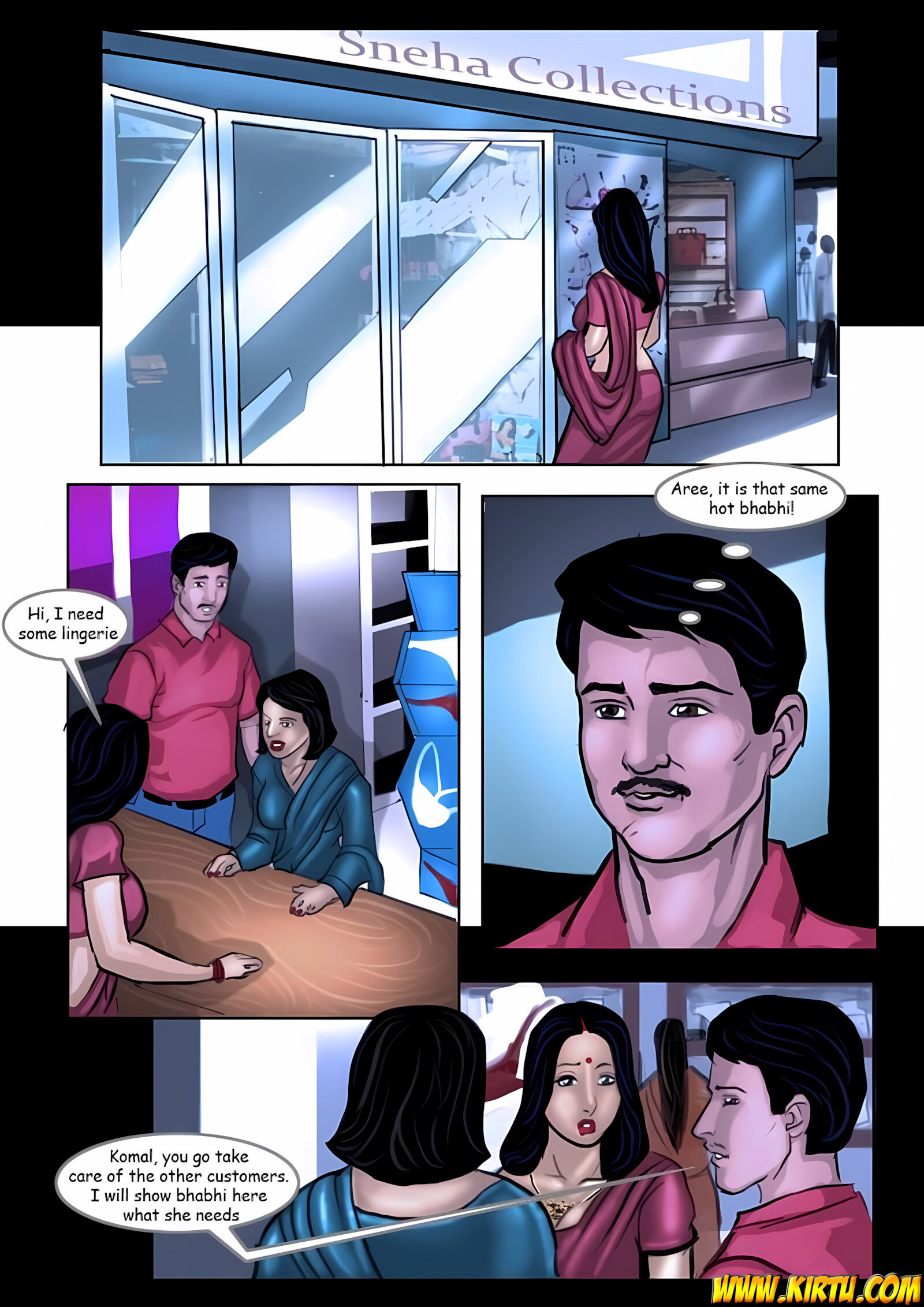 Savita Bhabhi [Kirtu], Savita Bhabhi 9 - Sexy Shopping, page 3 of 31