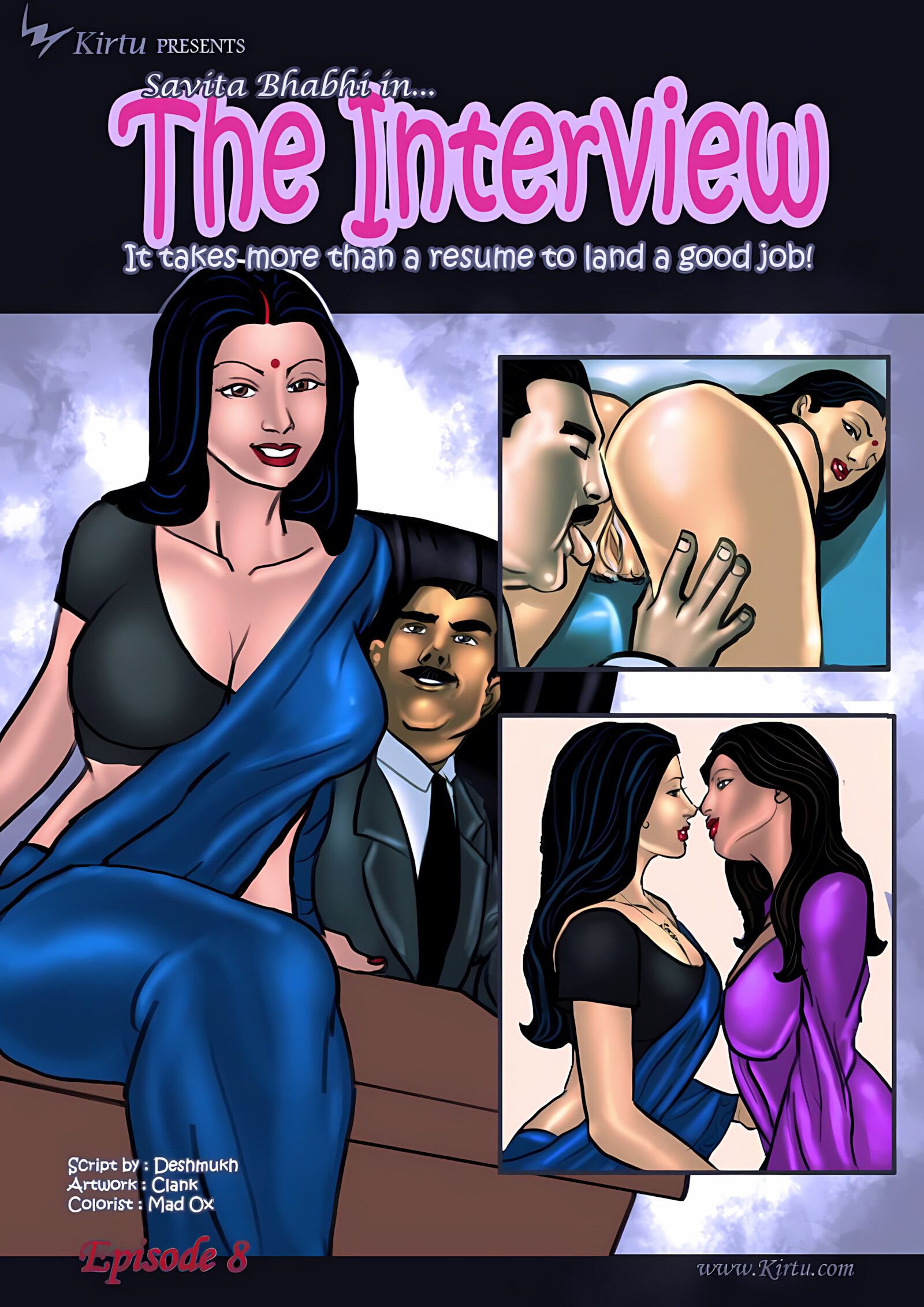 Savita Bhabhi [Kirtu], Savita Bhabhi 8 - The Interview, page 1 of 32