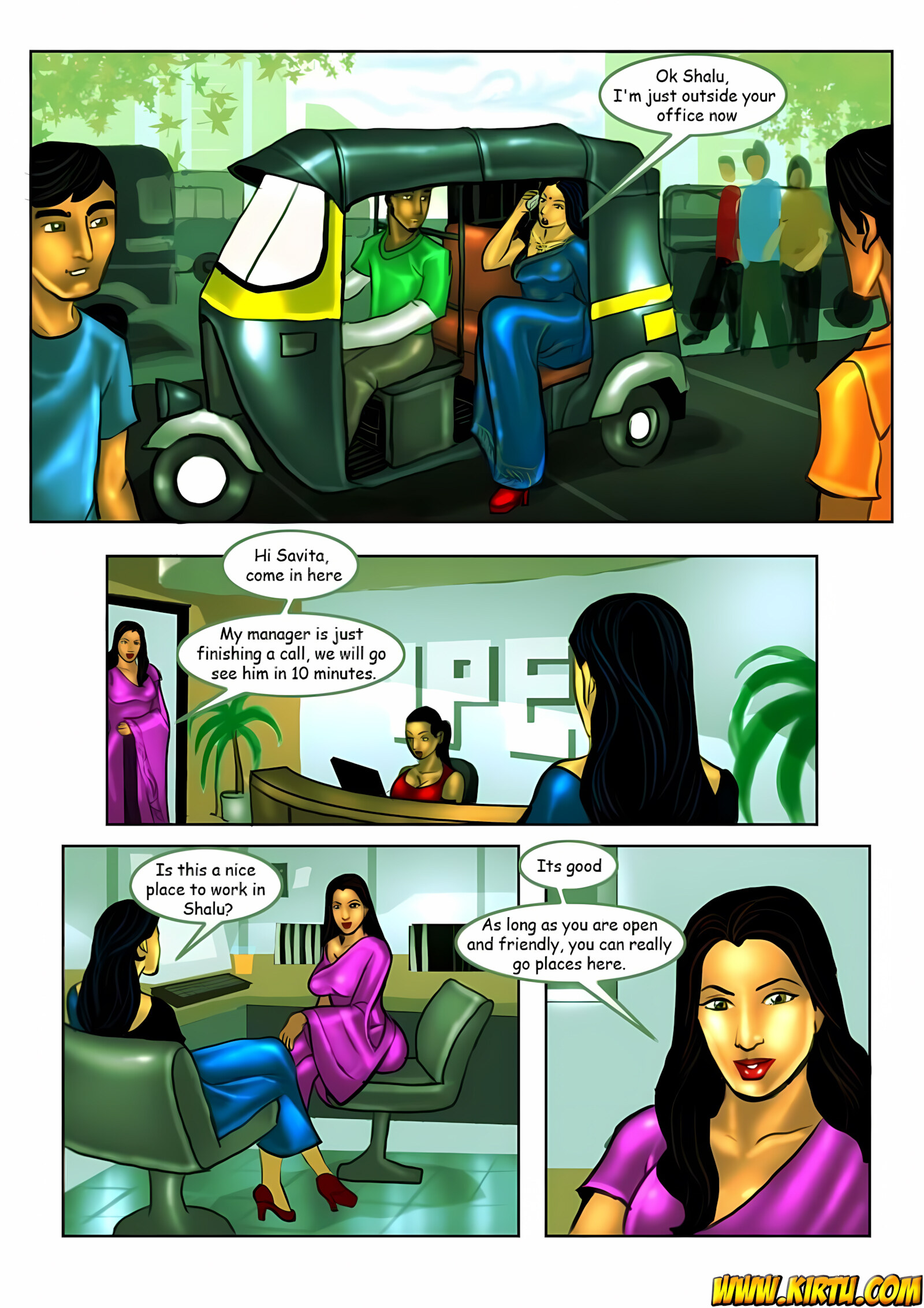 Savita Bhabhi [Kirtu], Savita Bhabhi 8 - The Interview, page 5 of 32