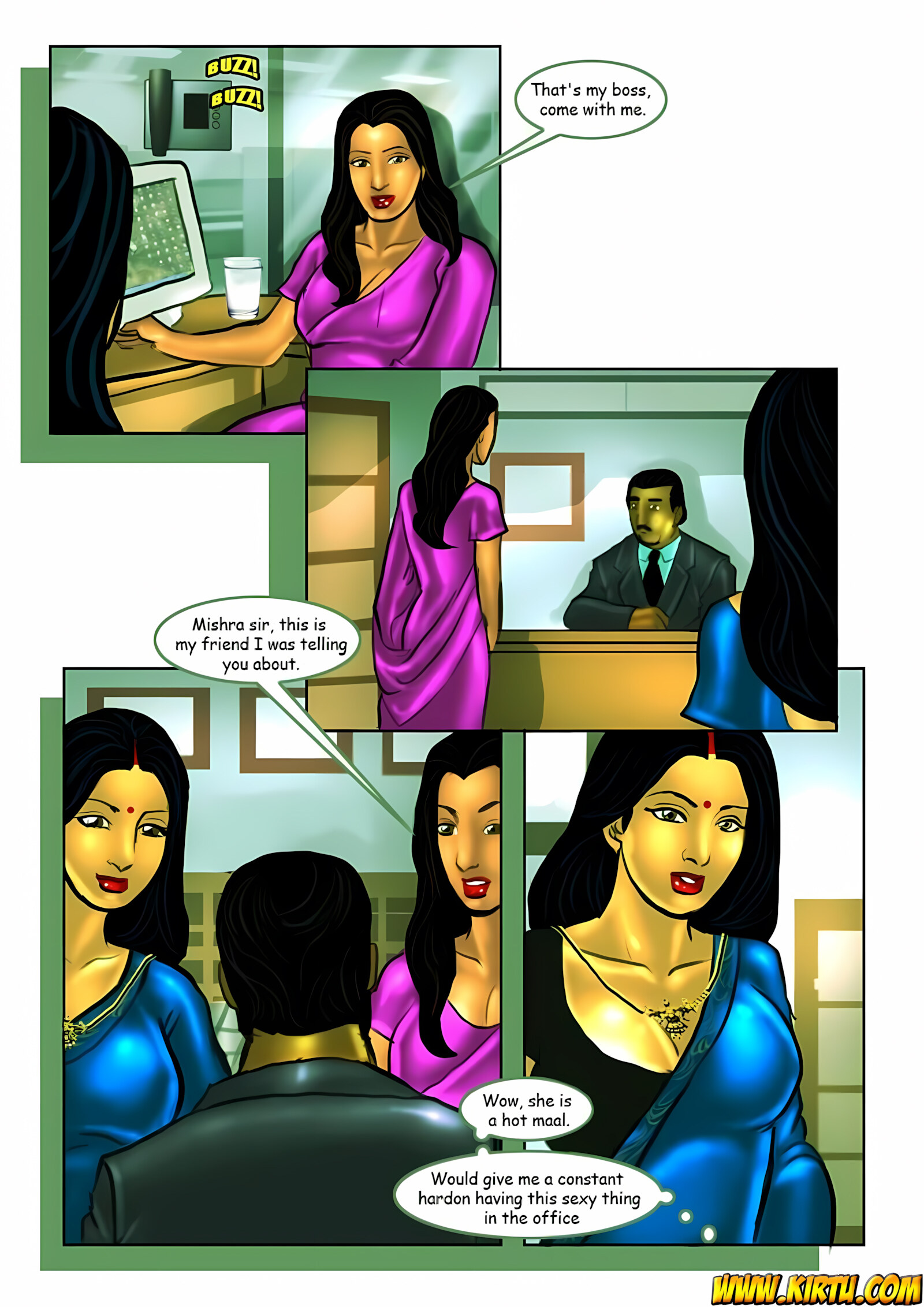 Savita Bhabhi [Kirtu], Savita Bhabhi 8 - The Interview, page 6 of 32
