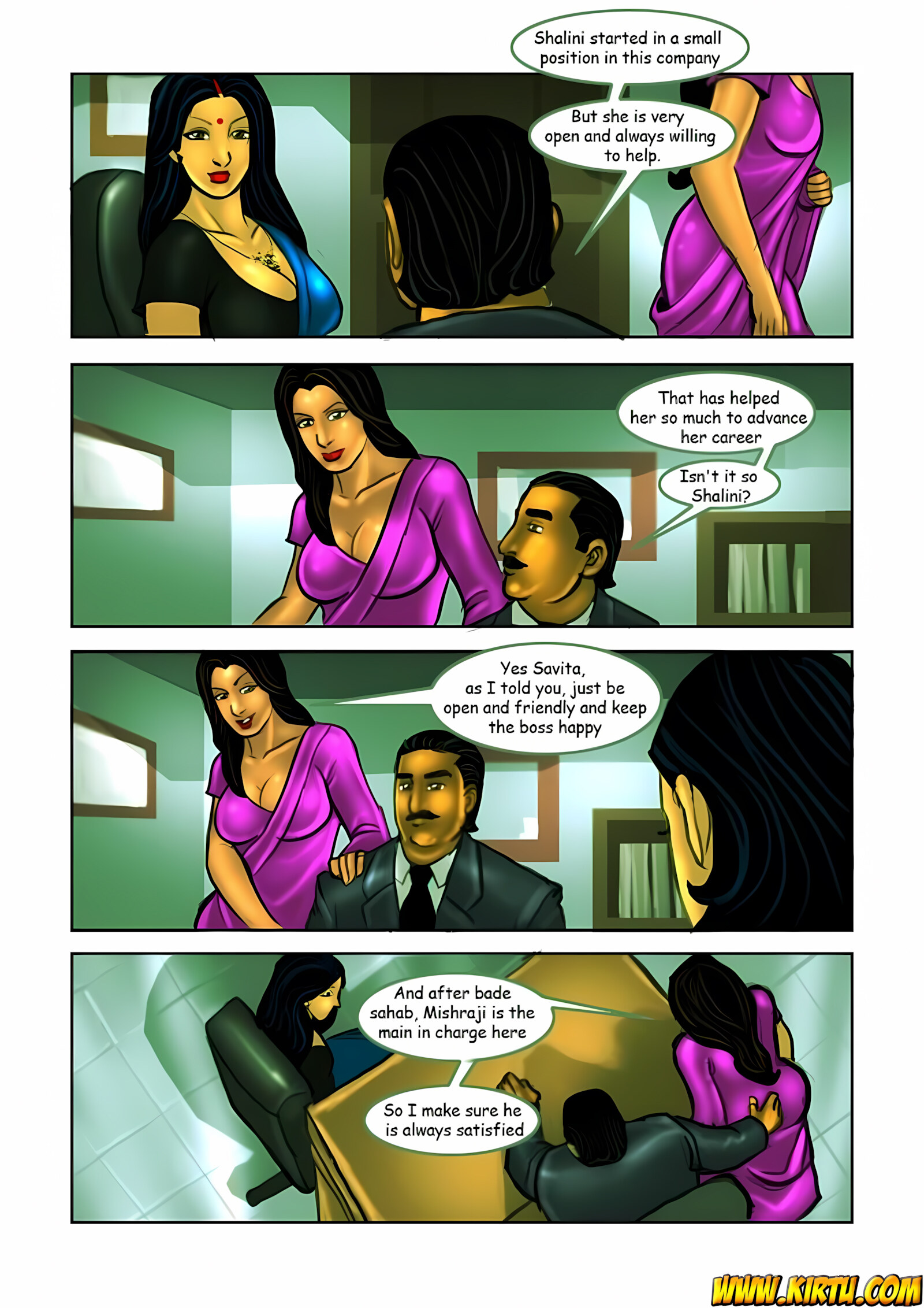 Savita Bhabhi [Kirtu], Savita Bhabhi 8 - The Interview, page 9 of 32