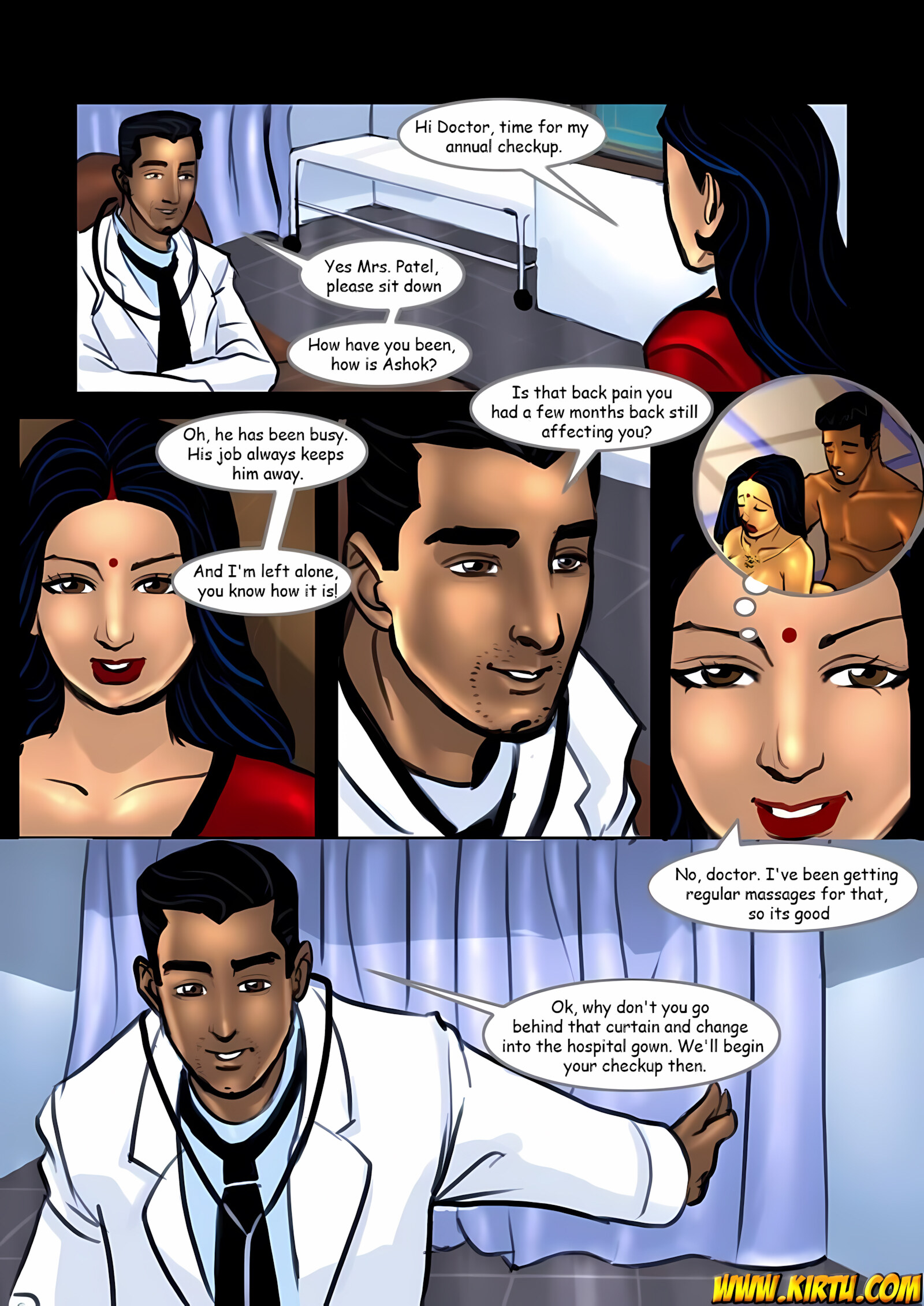 Savita Bhabhi [Kirtu], Savita Bhabhi 7 - Doctor Doctor, page 3 of 31