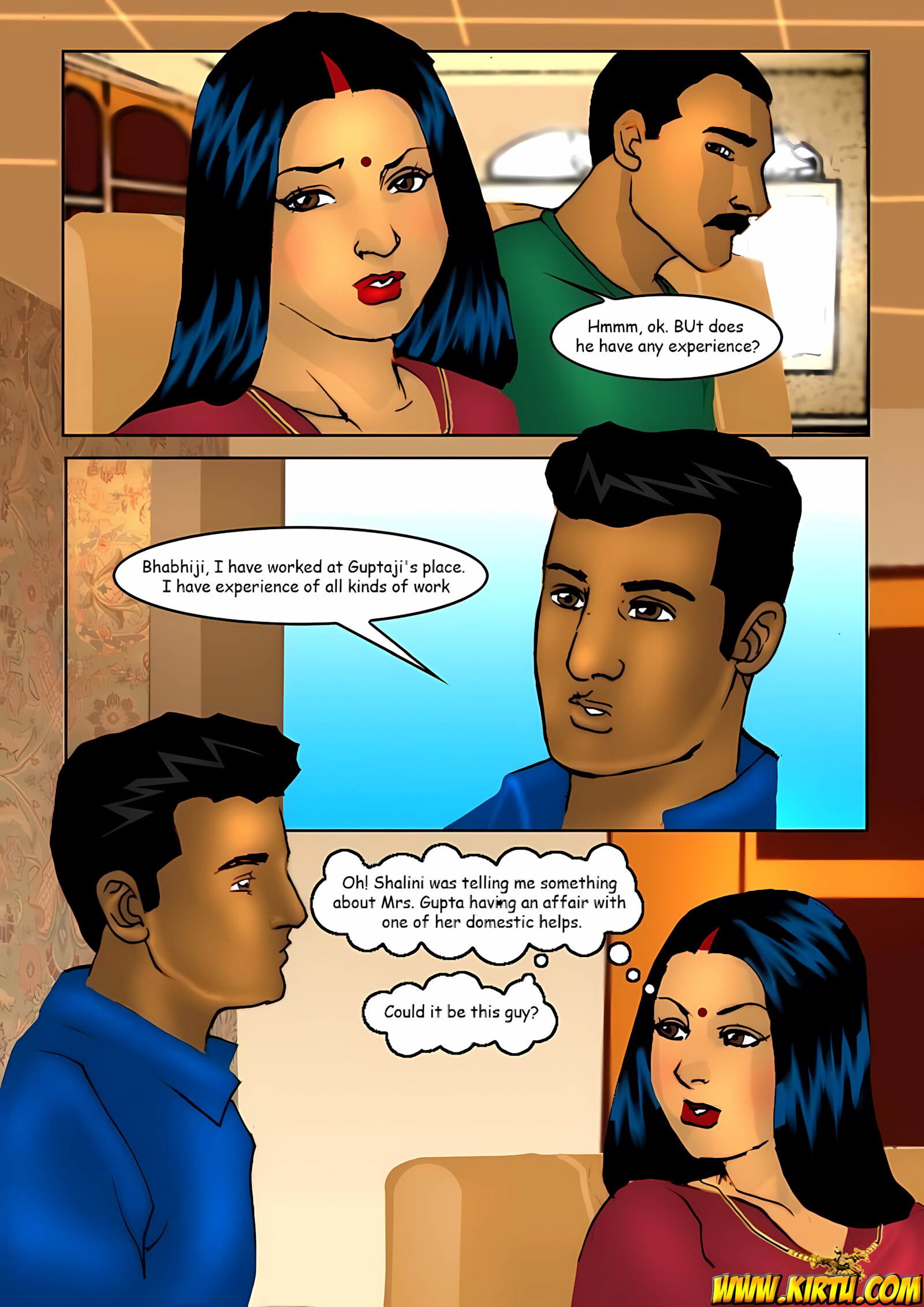 Savita Bhabhi [Kirtu], Savita Bhabhi 5 - Manoj ki Maalish, page 3 of 41